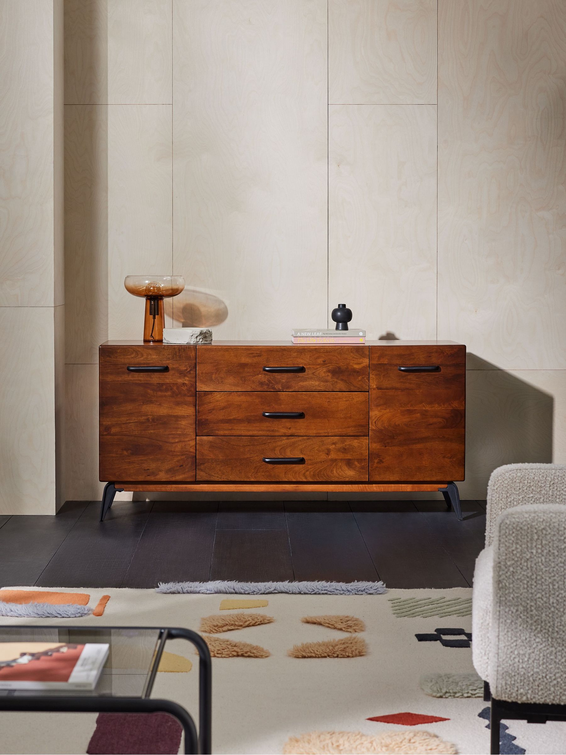 Lucien Large Sideboard in Dark Mango Wood - Image 7 of 13