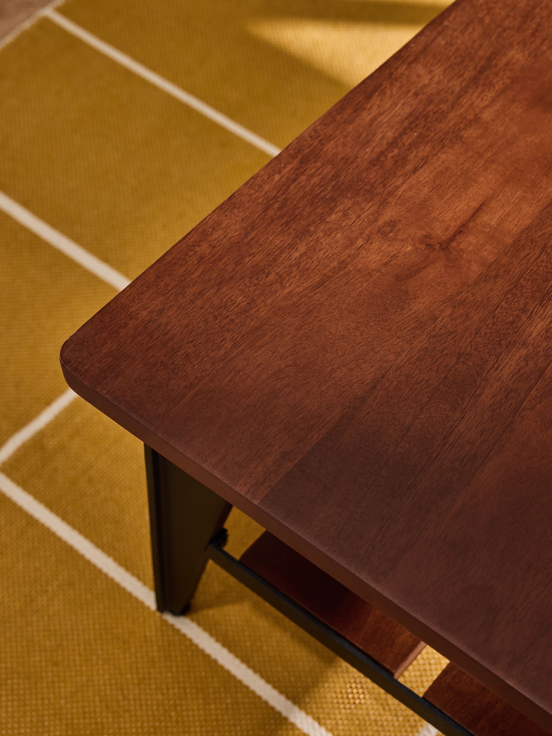 Lucien Rectangular Coffee Table in Dark Mango Wood - Image 4 of 4
