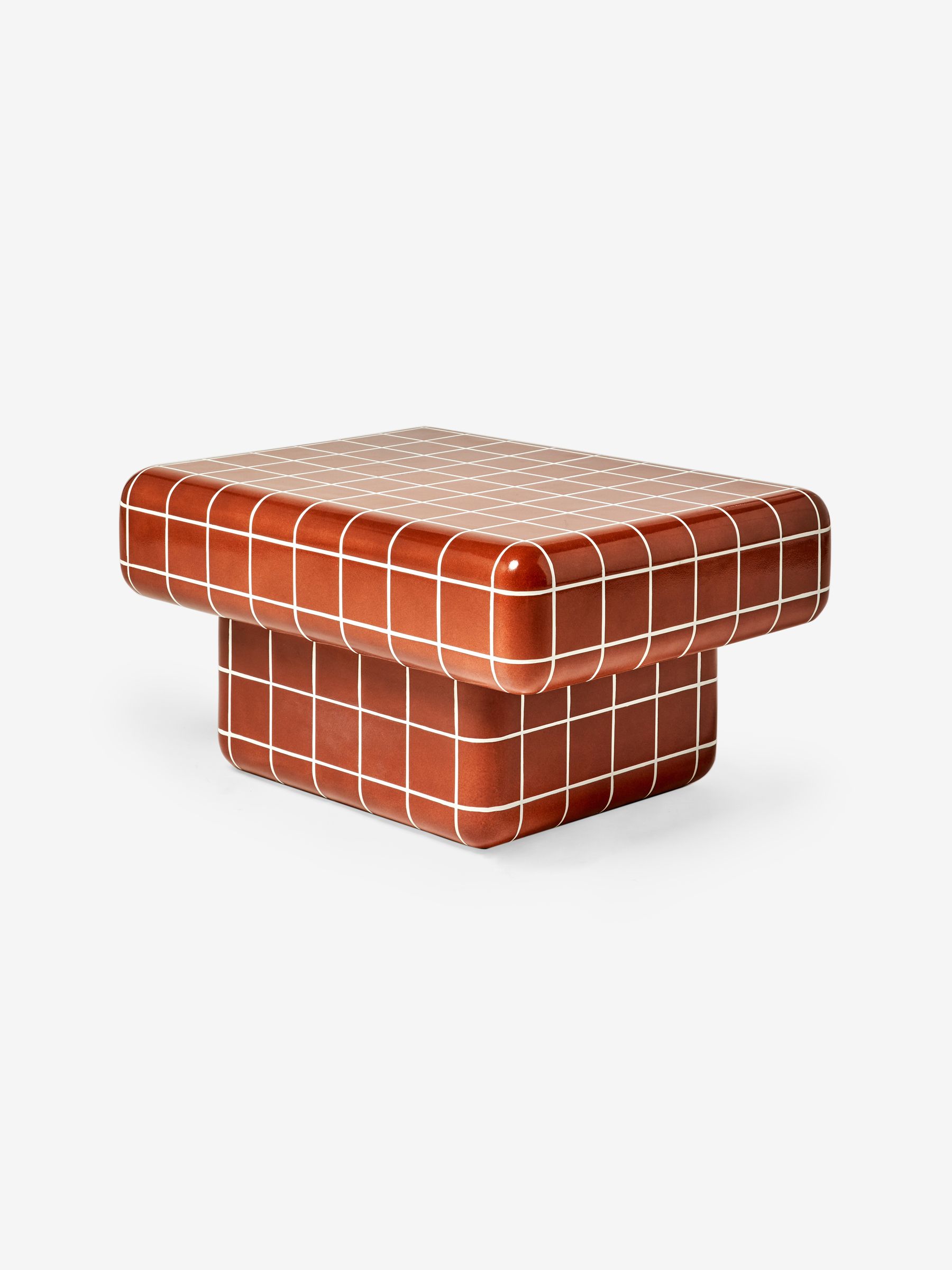 Roffey Indoor/Outdoor Coffee Table in Terracotta - Image 1 of 4