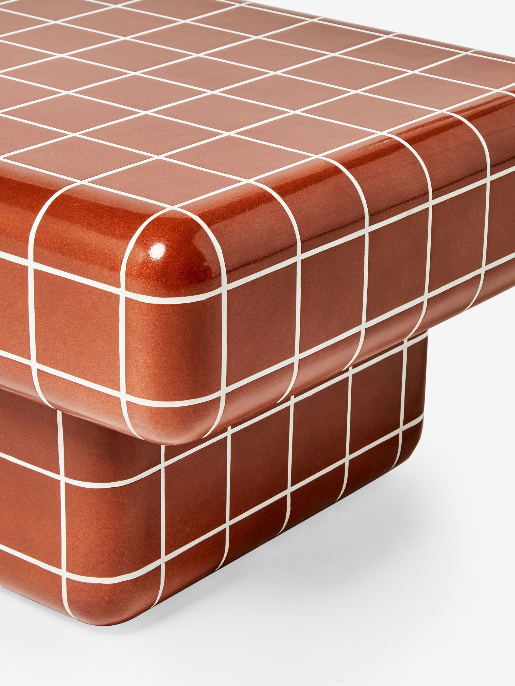 Roffey Indoor/Outdoor Coffee Table in Terracotta - Image 4 of 4