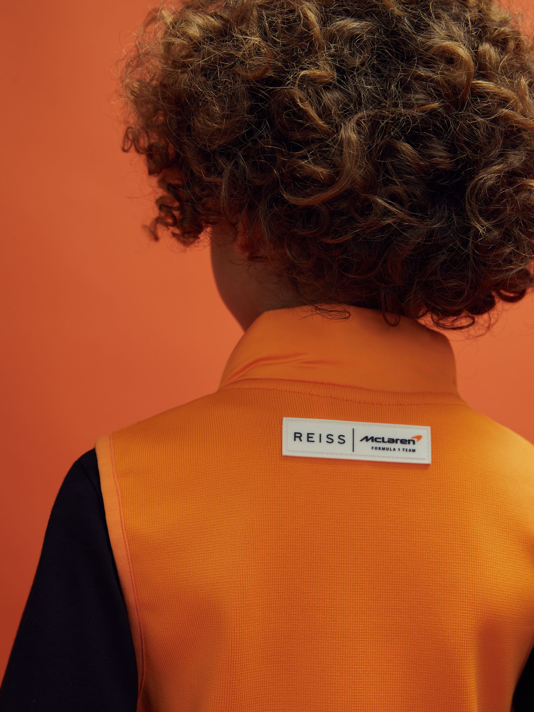 13-14 yrs McLaren F1 Hybrid Quilt and Knit Gilet in Papaya - Image 8 of 12