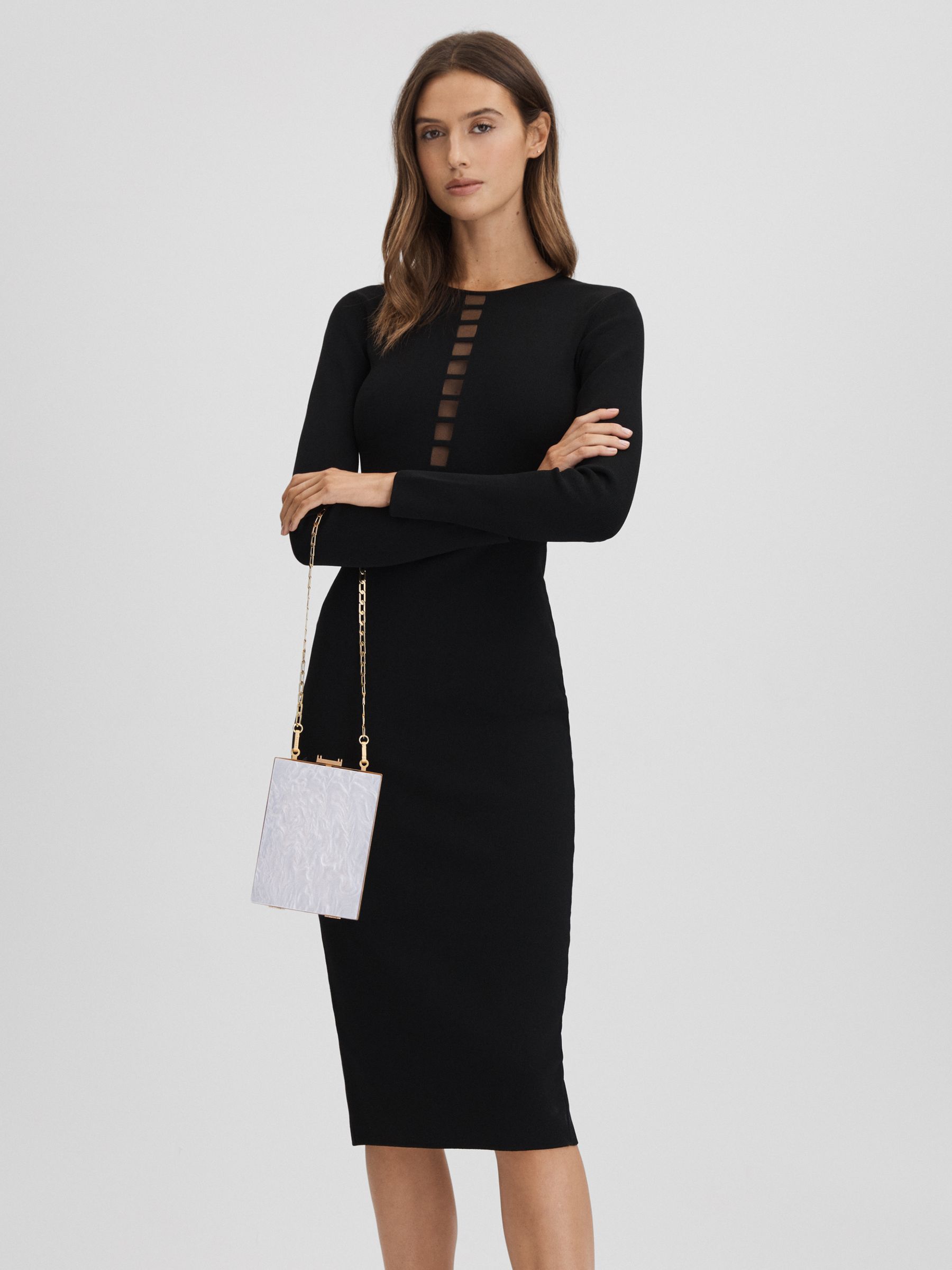 Acetate Clutch Bag in White - Image 6 of 6