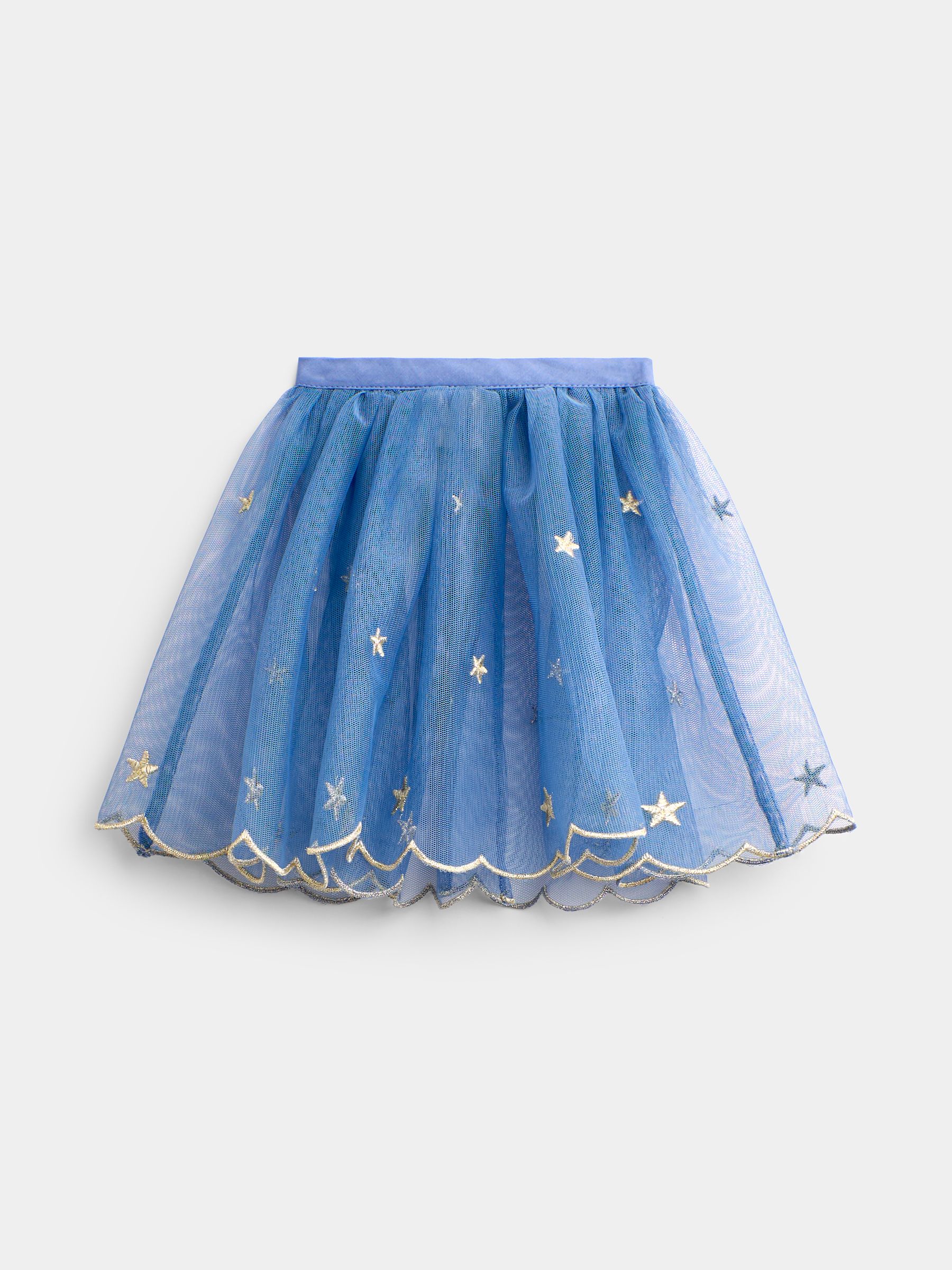 Blue Fairy & Star Appliqué Tulle Dress & Cape - Image 9 of 11