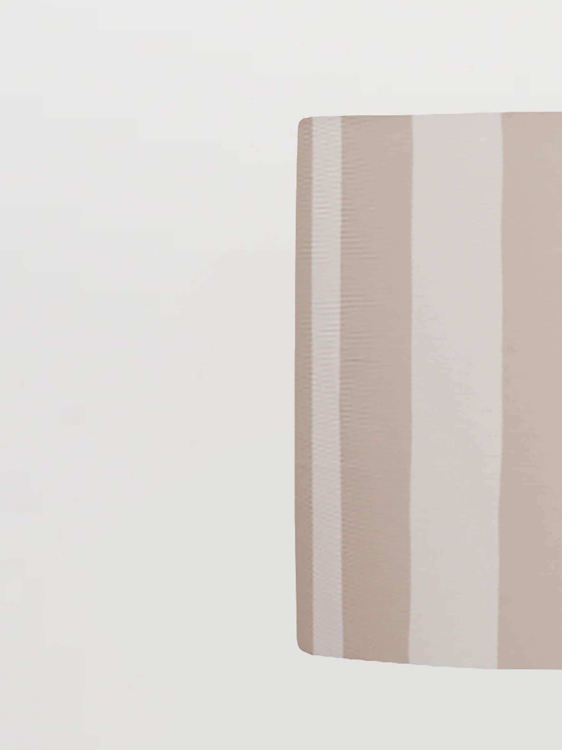 Houseof. Cream Small Stripe Print Ceiling Light - Image 3 of 4