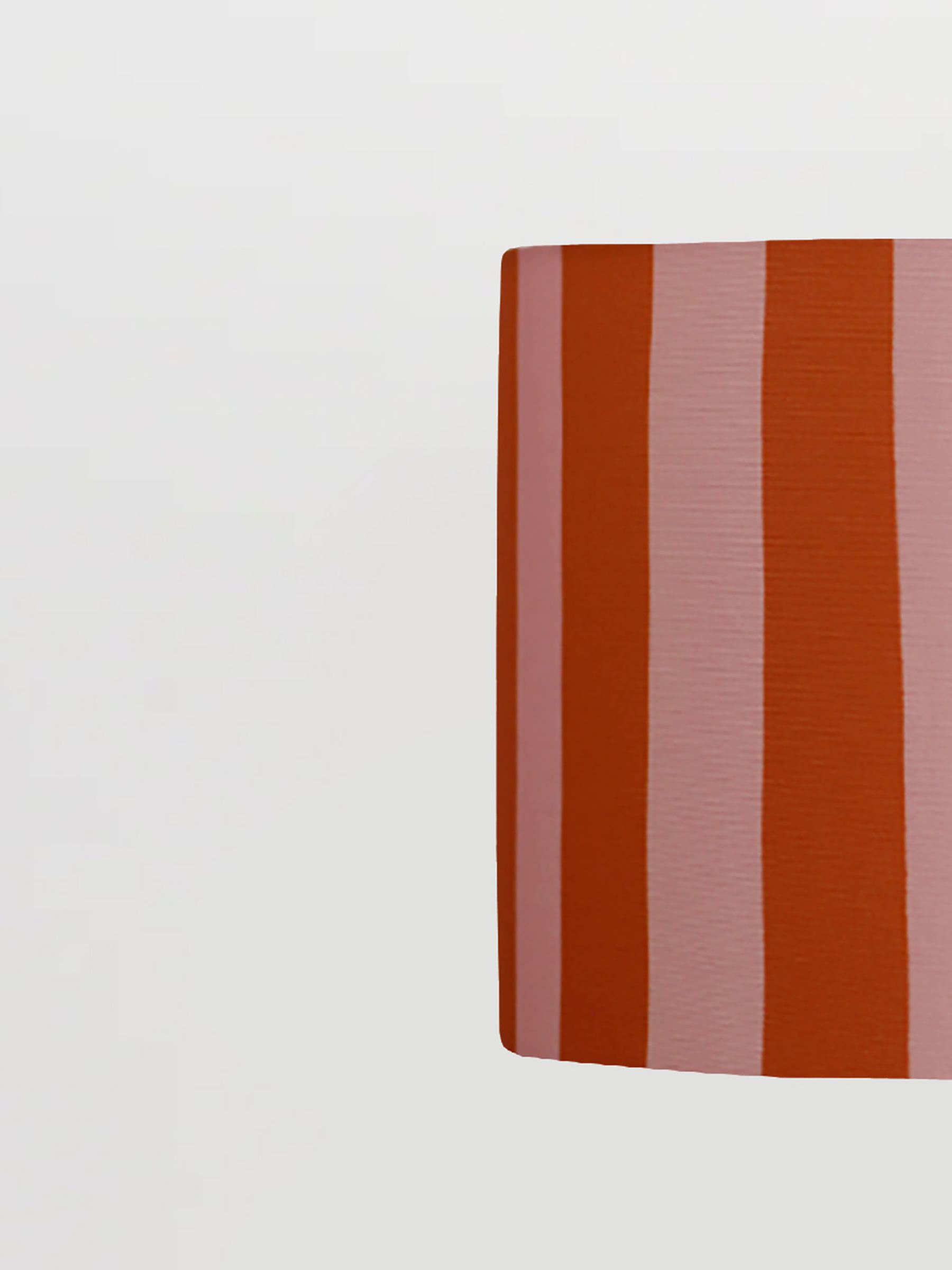 Houseof. Pink Small Stripe Print Ceiling Light - Image 2 of 4