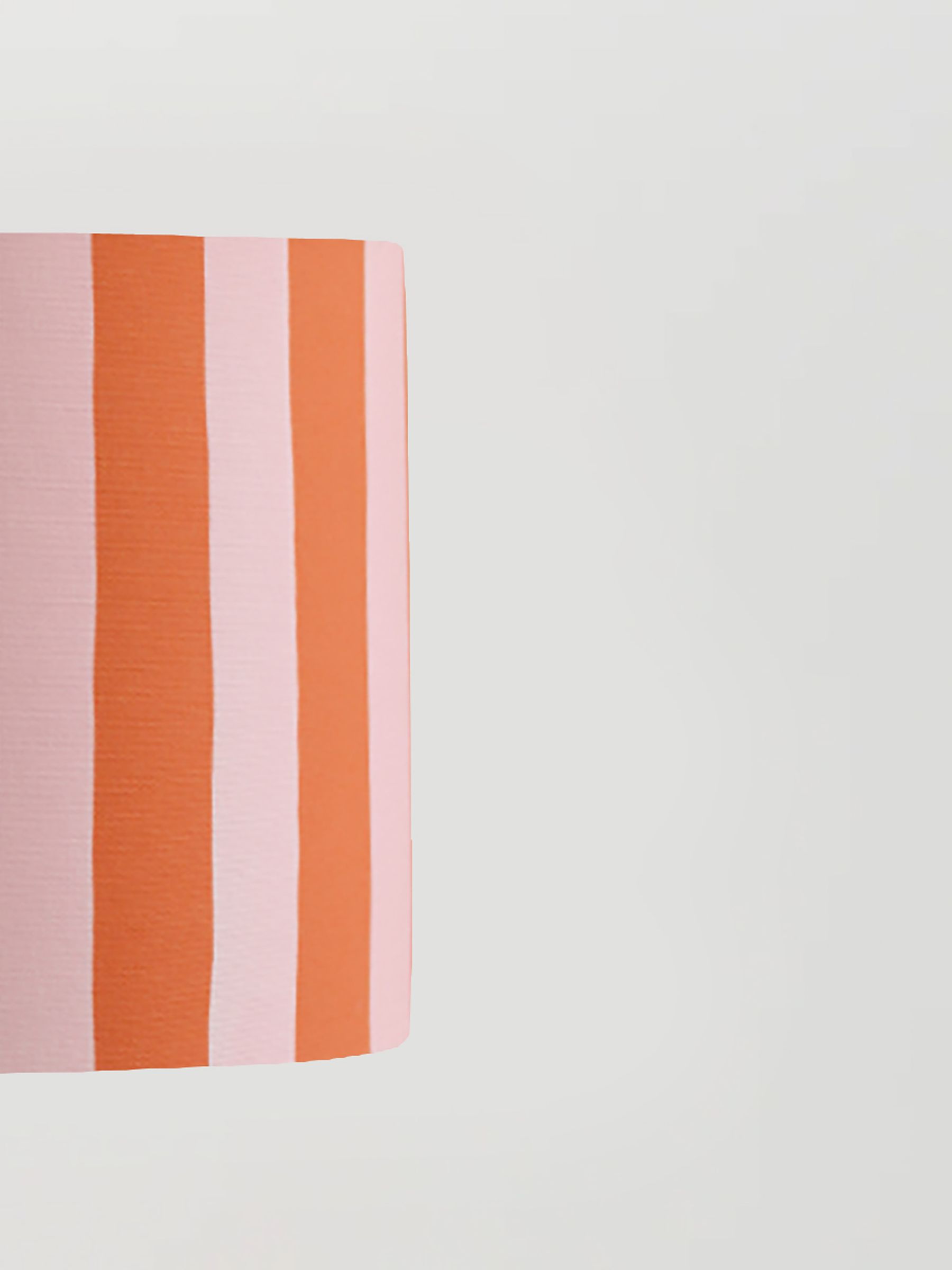 Houseof. Pink Small Stripe Print Ceiling Light - Image 3 of 4