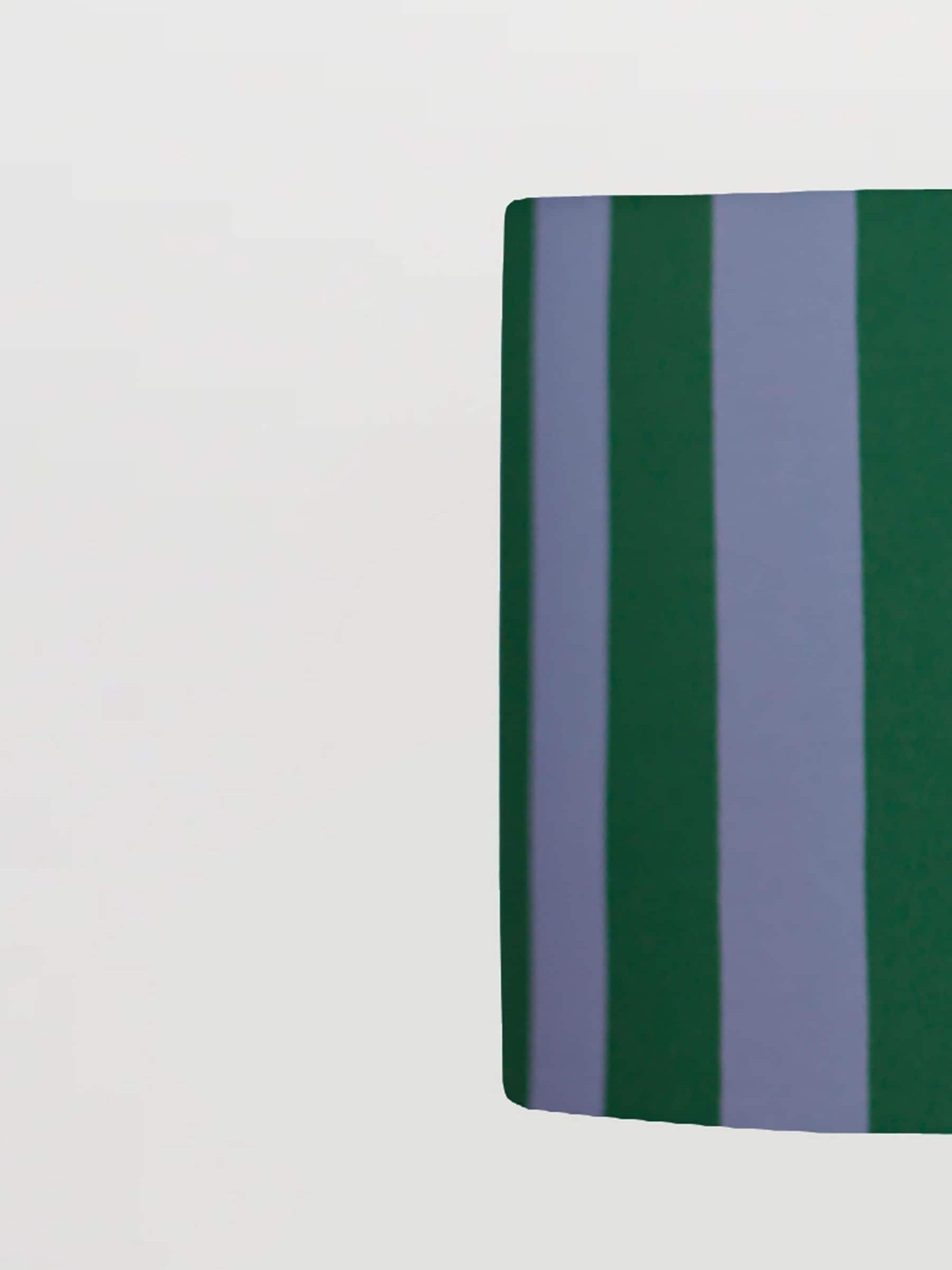 Houseof. Green Small Stripe Print Ceiling Light - Image 3 of 4