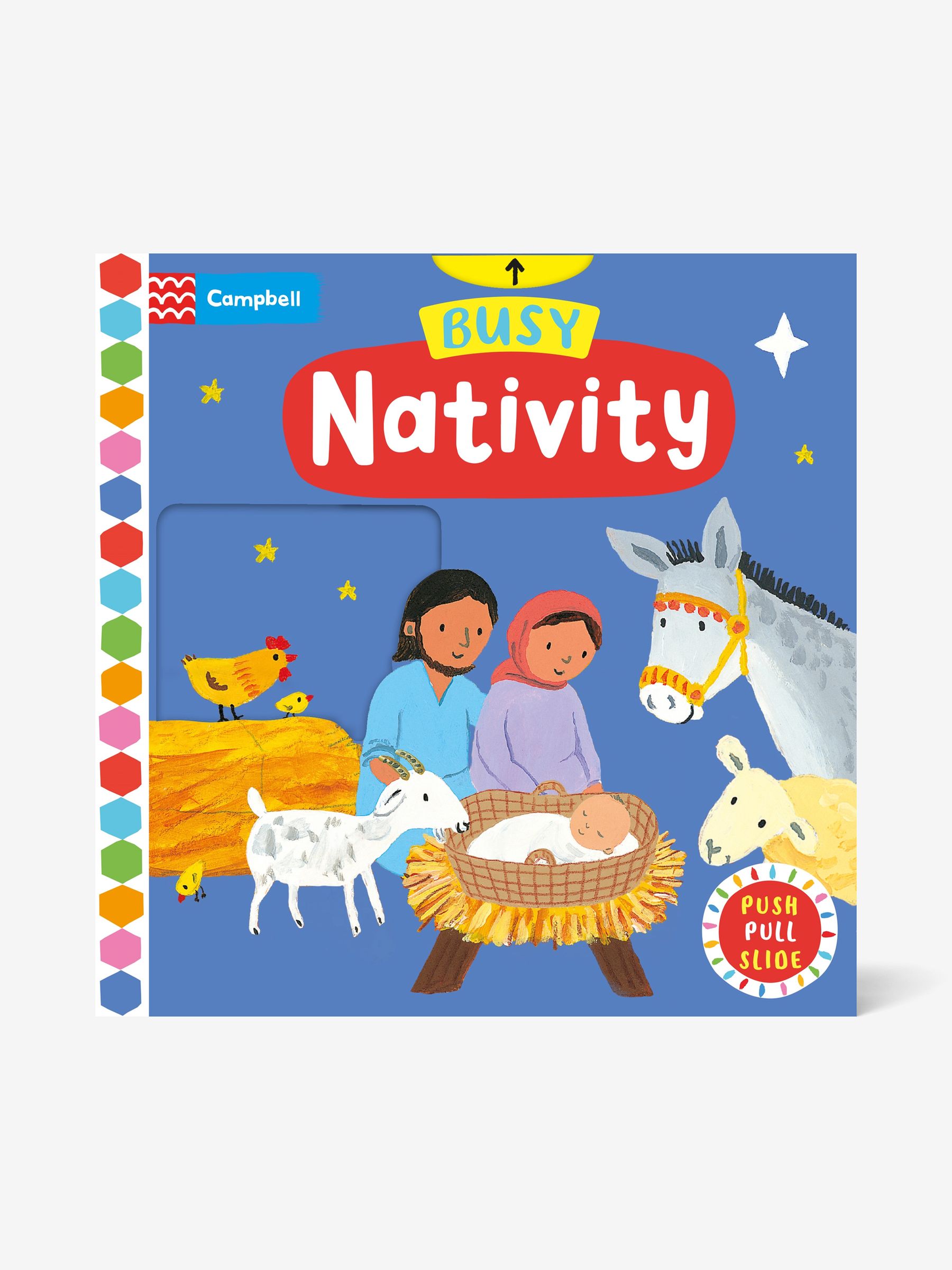Busy Nativity: A Push Pull Slide Book - Image 1 of 1