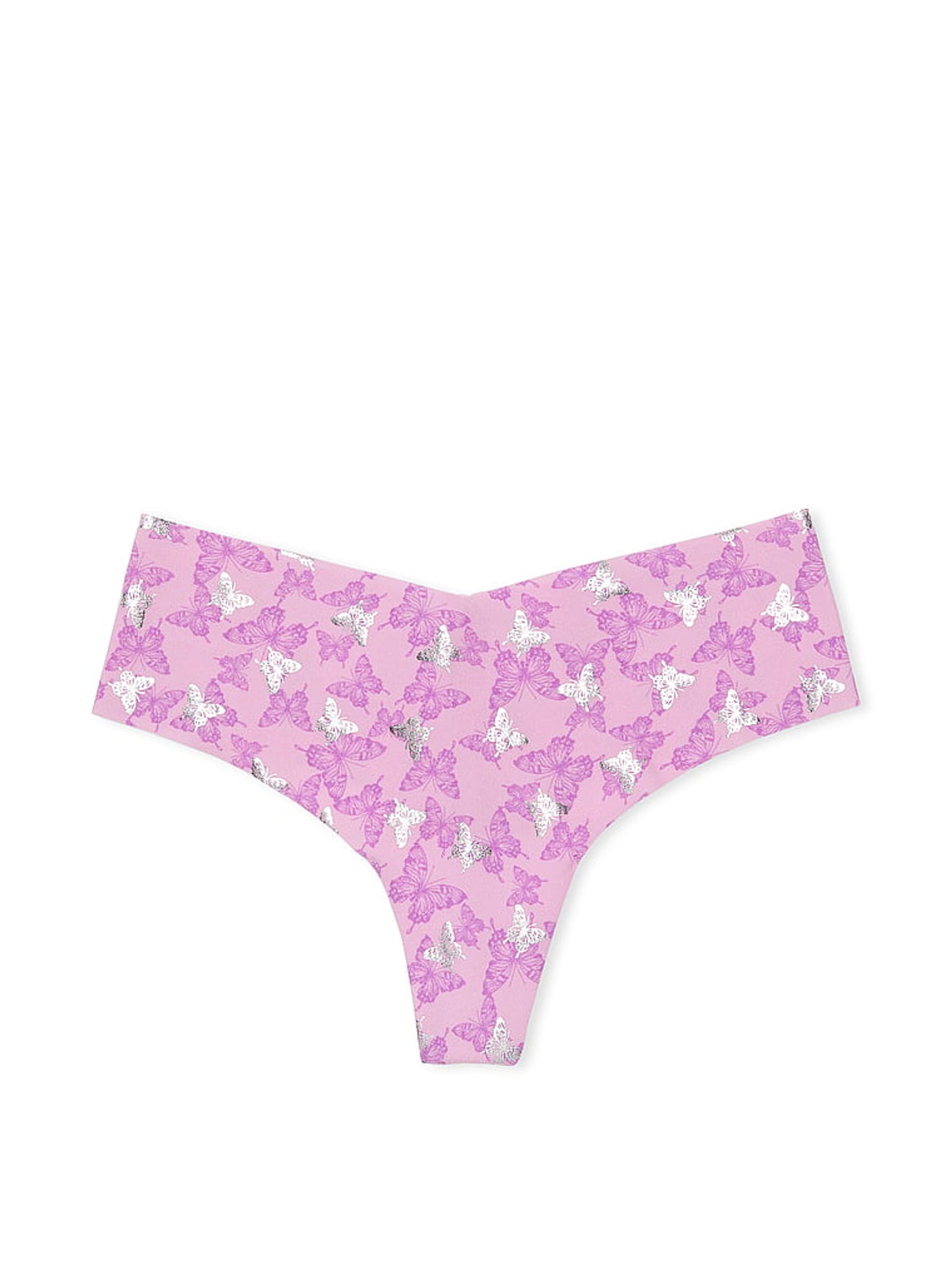Violet Purple Sugar Butterfly Thong Knickers - Image 4 of 4