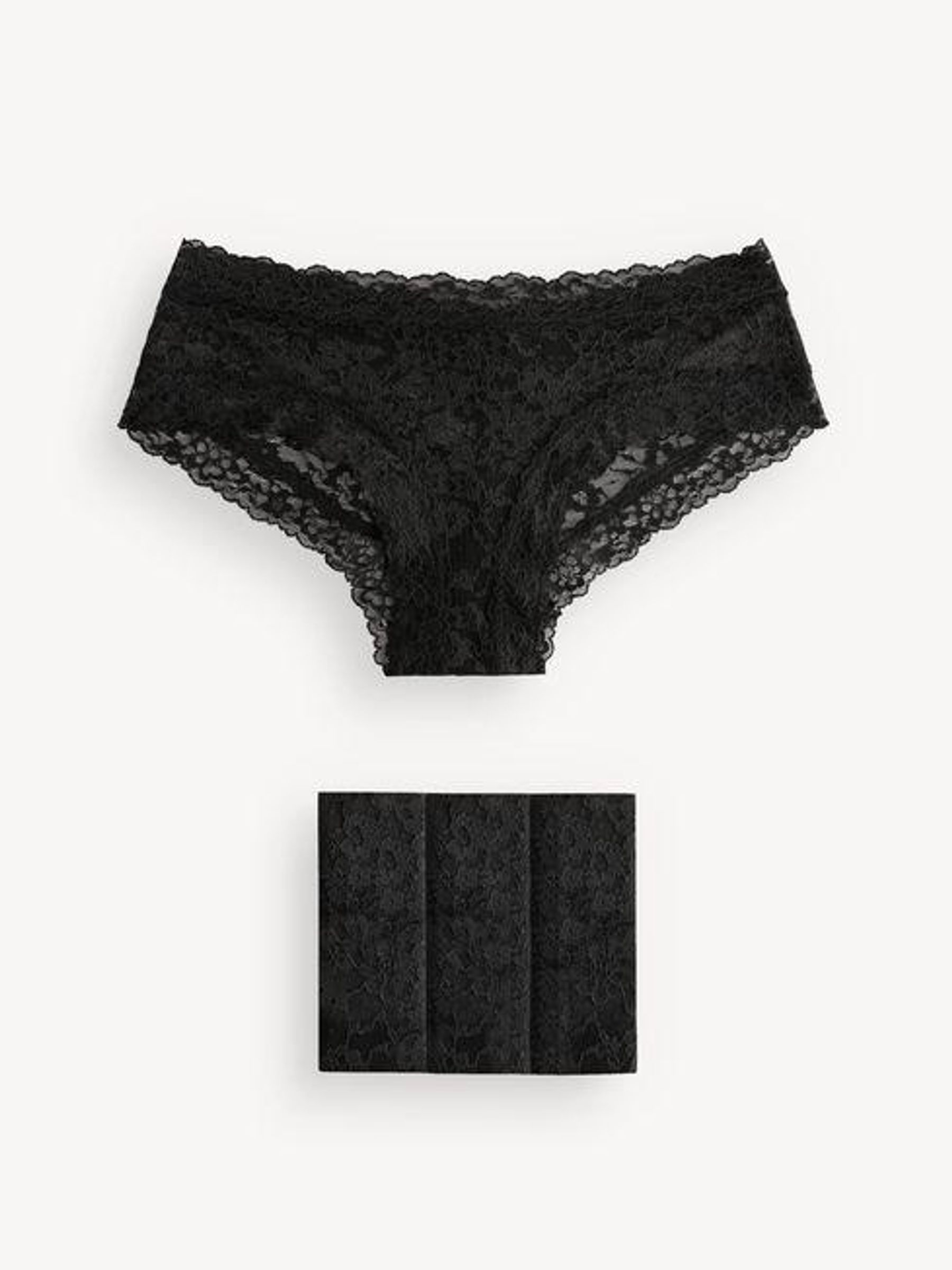 Black Cheeky 4 Pack Knickers - Image 1 of 5