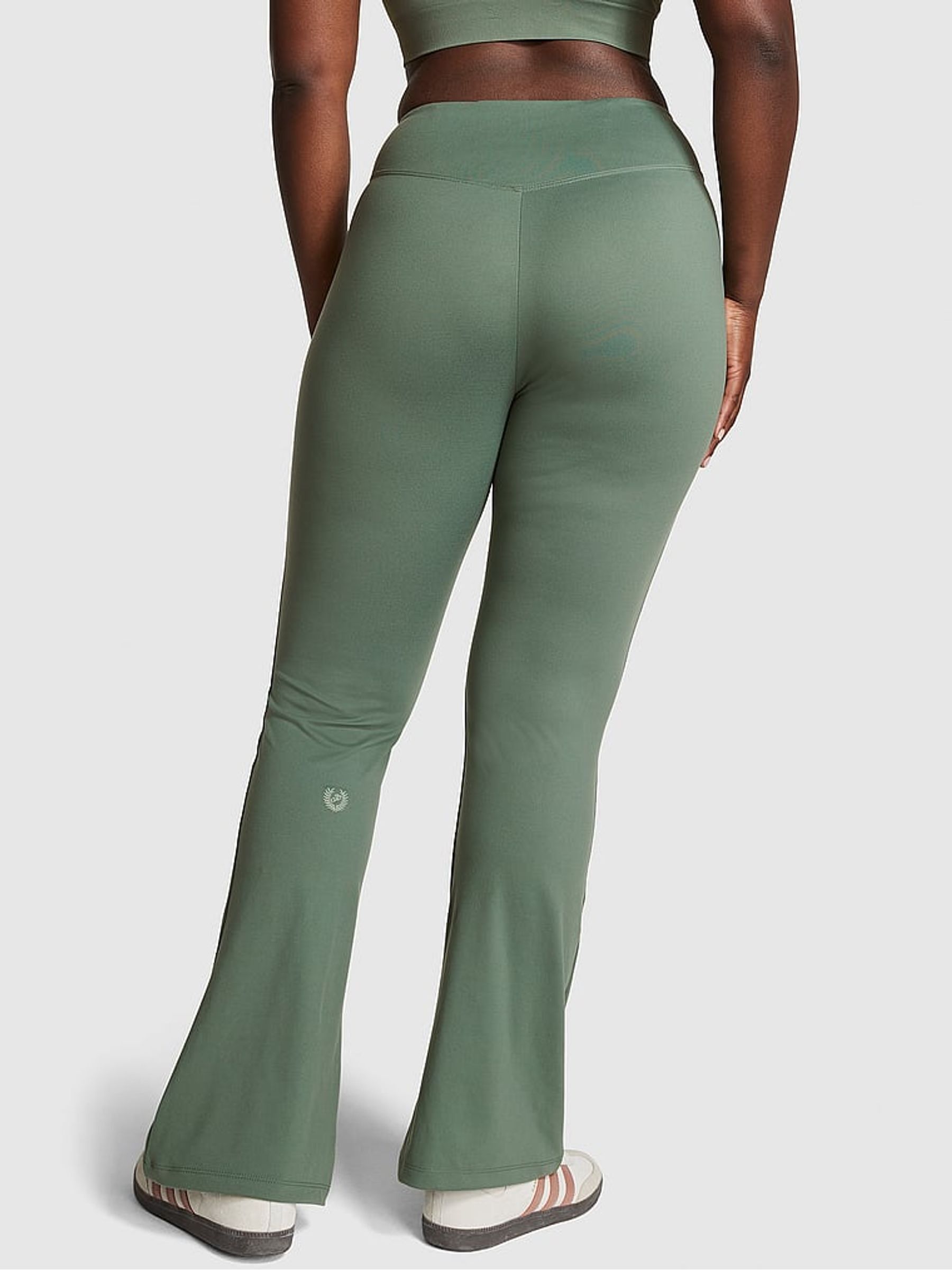 Fresh Forest Green Ultimate Sport Corset Flare Leggings - Image 2 of 3