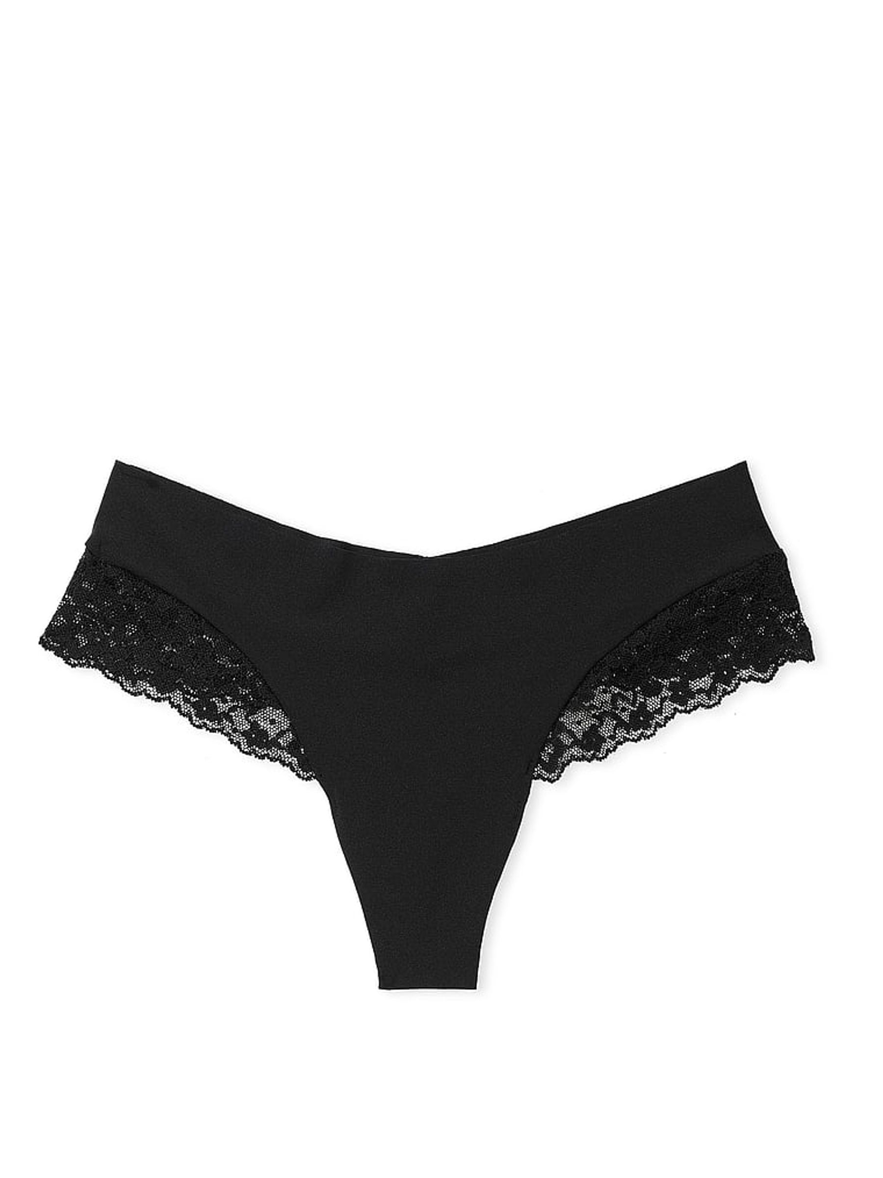 Black Posey Lace Thong Knickers - Image 3 of 3