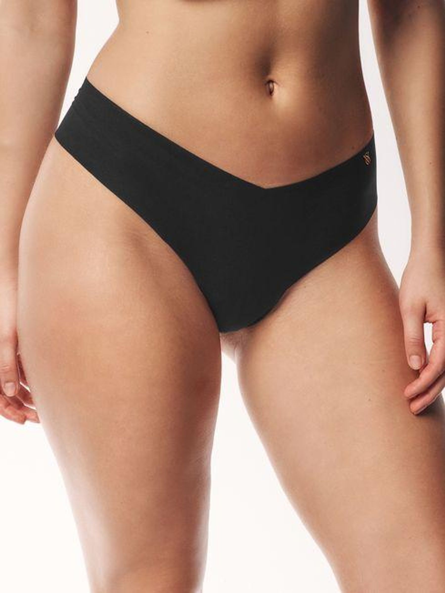 Black Thong 4 Pack Knickers - Image 2 of 5