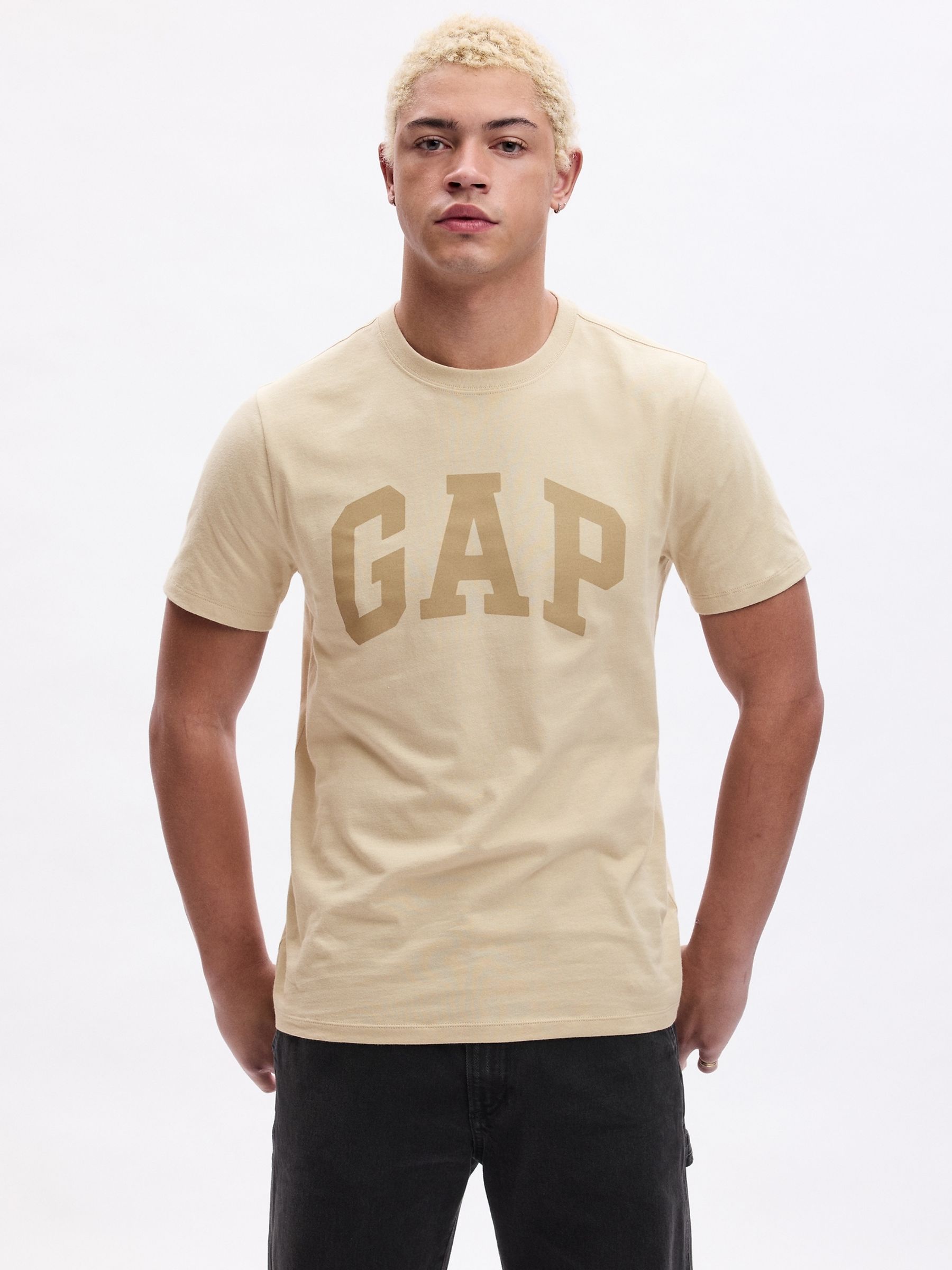 Brown Everyday Logo 100% Cotton Crew Neck Short Sleeve T-Shirt - Image 1 of 1