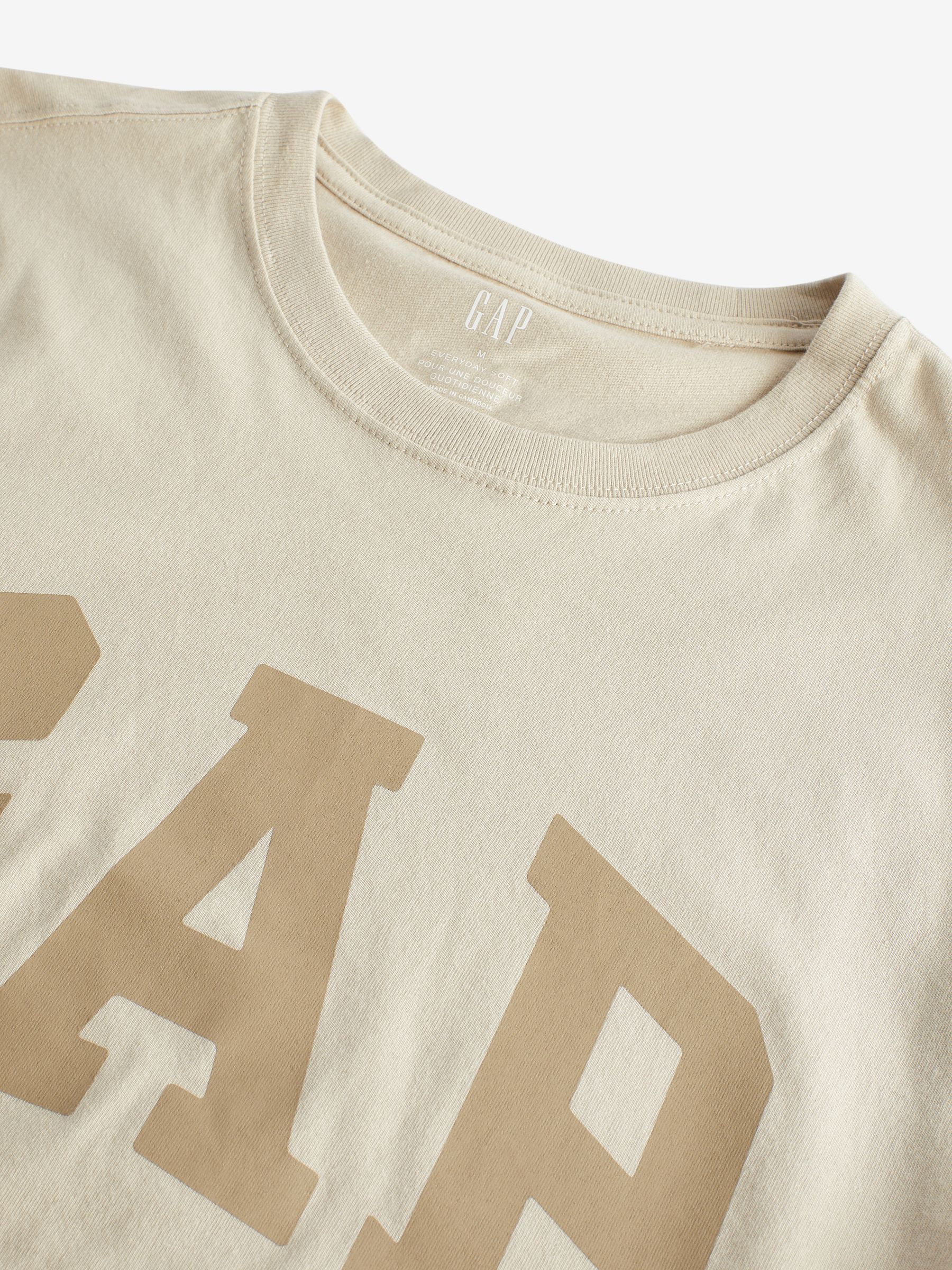 Brown Everyday Logo 100% Cotton Crew Neck Short Sleeve T-Shirt - Image 4 of 5