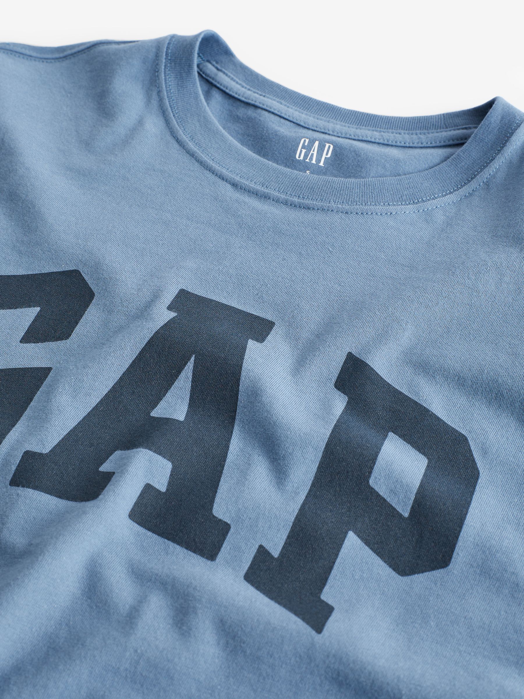 Blue Everyday Logo 100% Cotton Crew Neck Short Sleeve T-Shirt - Image 4 of 4