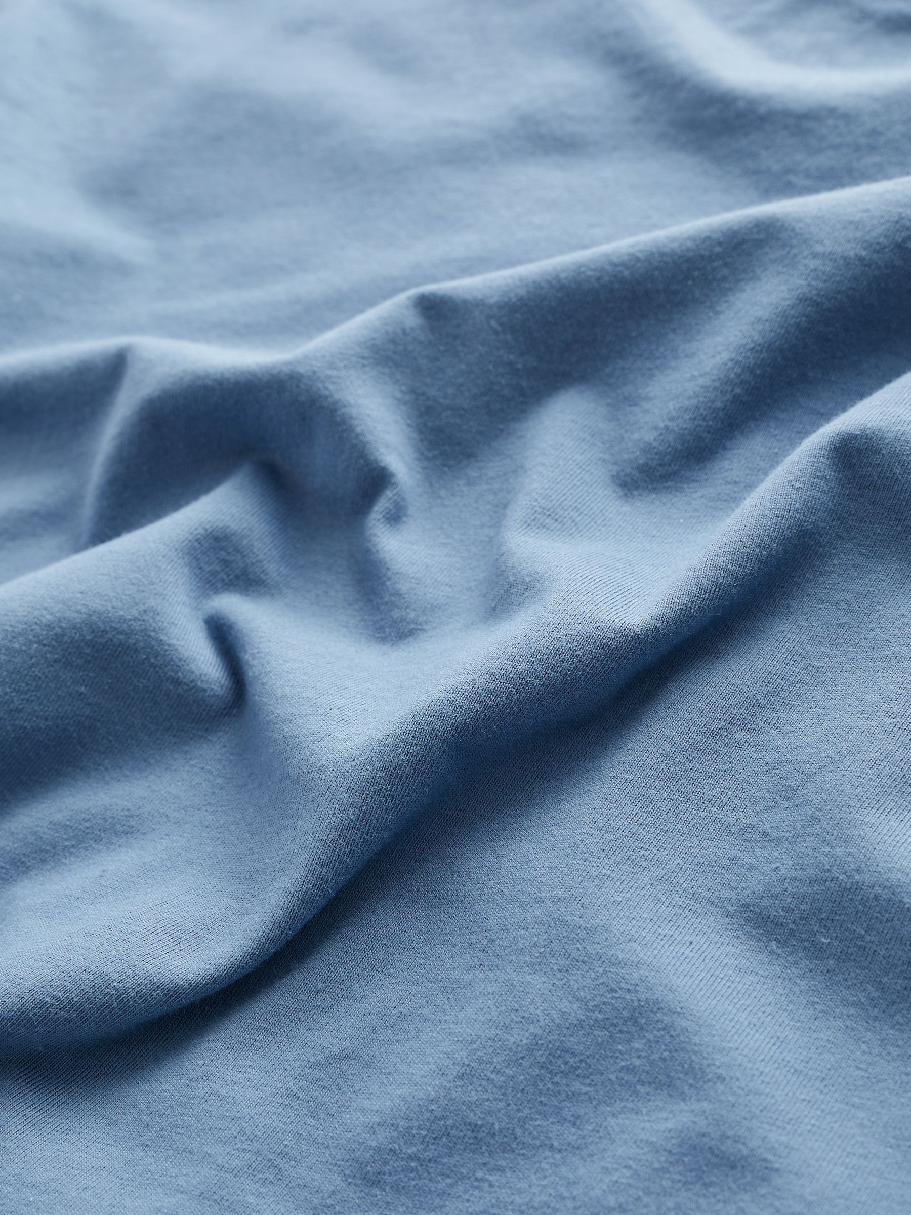 Blue Everyday Logo 100% Cotton Crew Neck Short Sleeve T-Shirt - Image 4 of 4