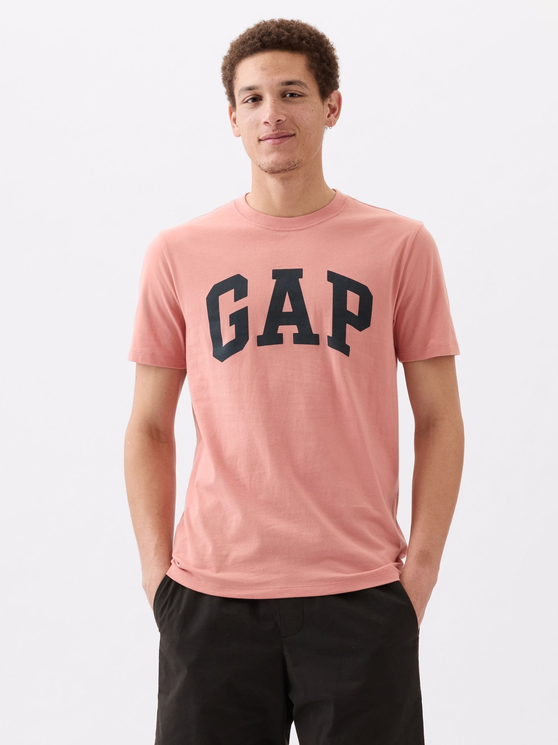 Pink Everyday Soft Logo Short Sleeve Crew Neck T-Shirt - Image 1 of 4