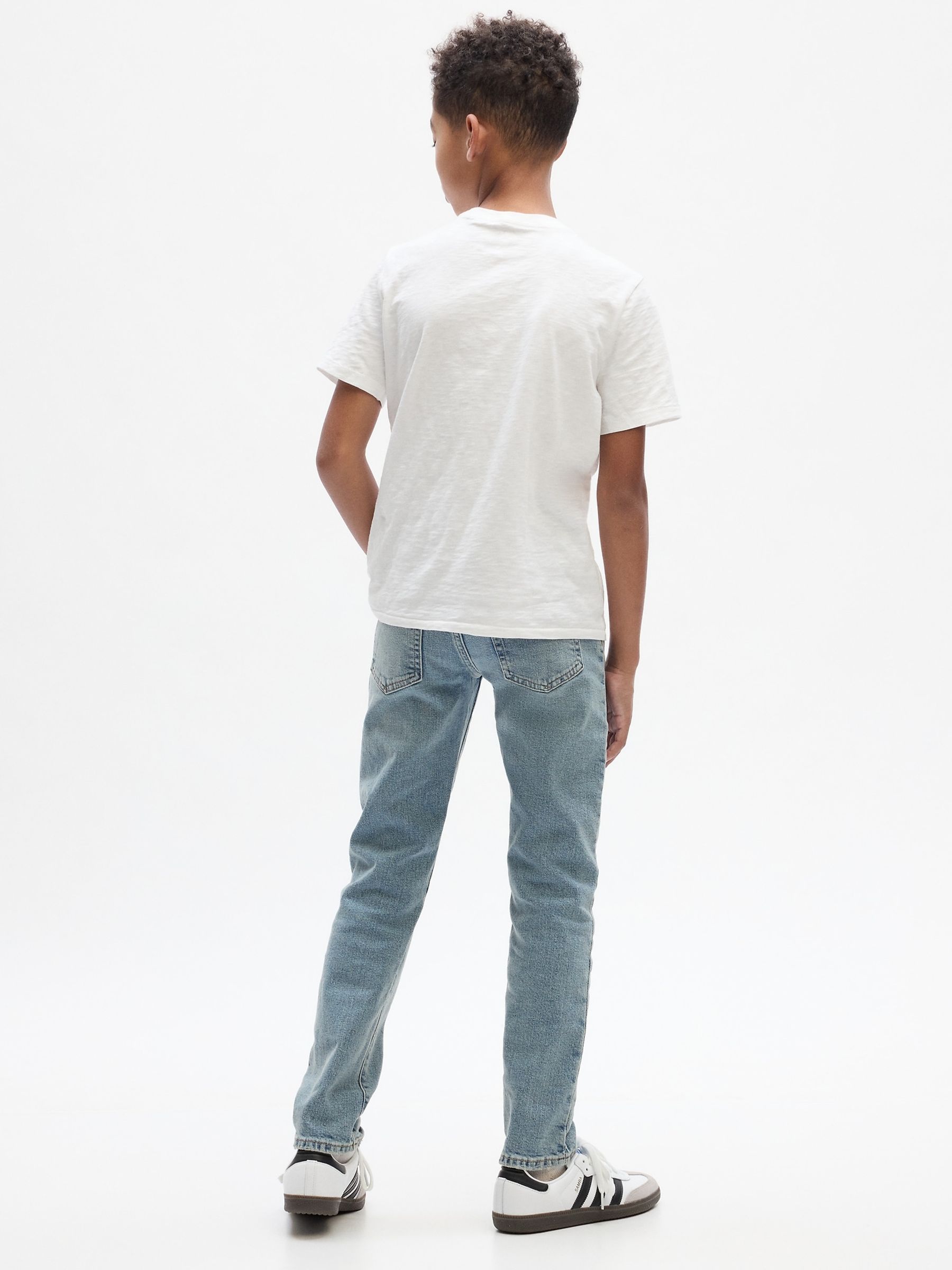 Light Wash Blue Slim Fit Jeans (5-13yrs) - Image 2 of 6