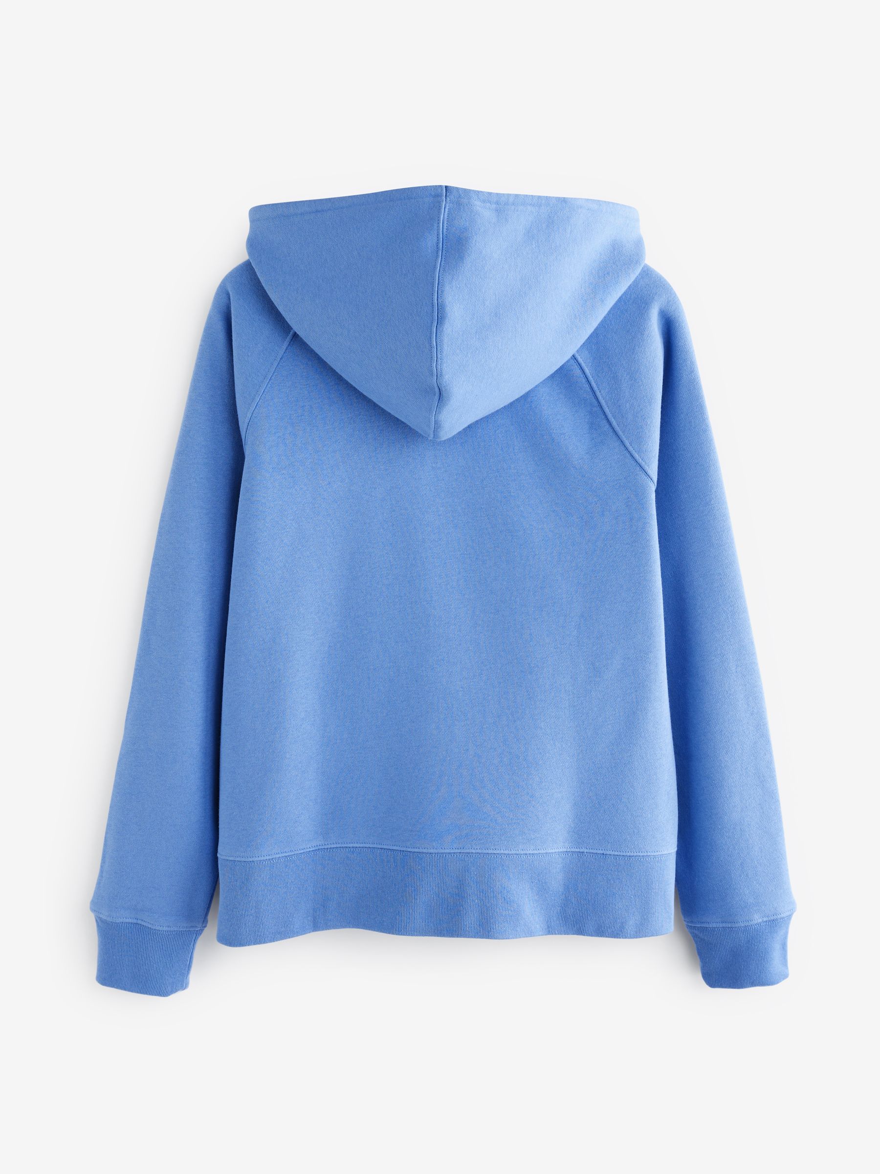 Blue Floral Logo Zip Up Hoodie - Image 2 of 3