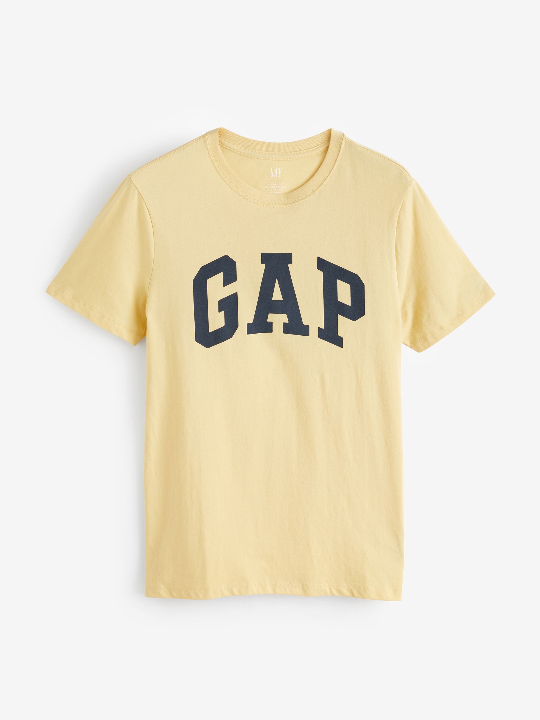 Yellow Everyday Soft Logo Short Sleeve Crew Neck T-Shirt - Image 2 of 4