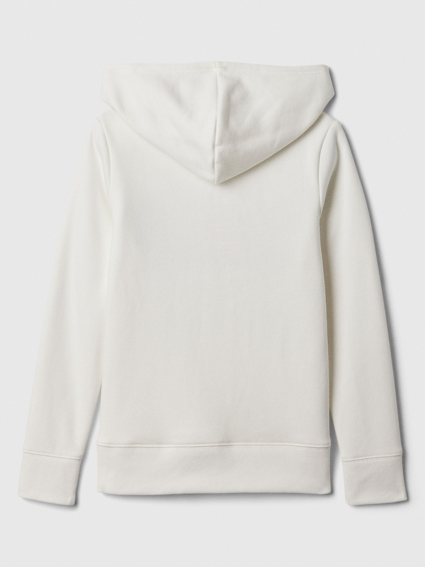 White Logo Hoodie (4-13yrs) - Image 2 of 2