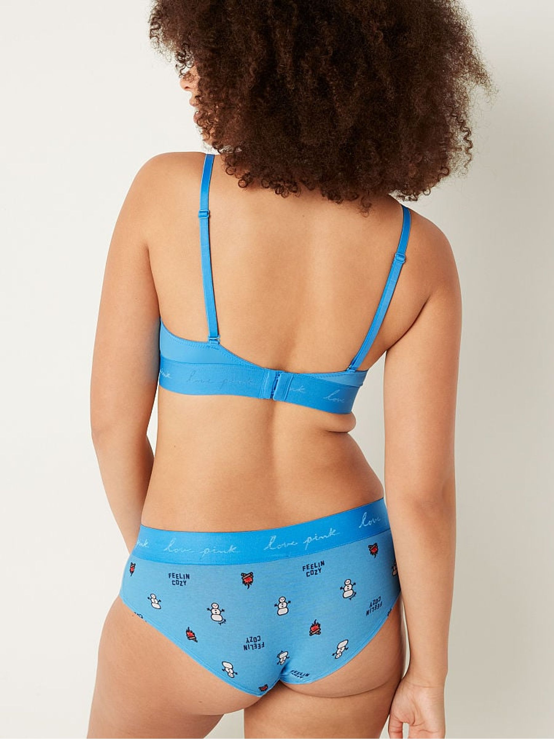 Azure Sky Blue Smooth Lightly Lined Non Wired T-Shirt Bra - Image 2 of 4
