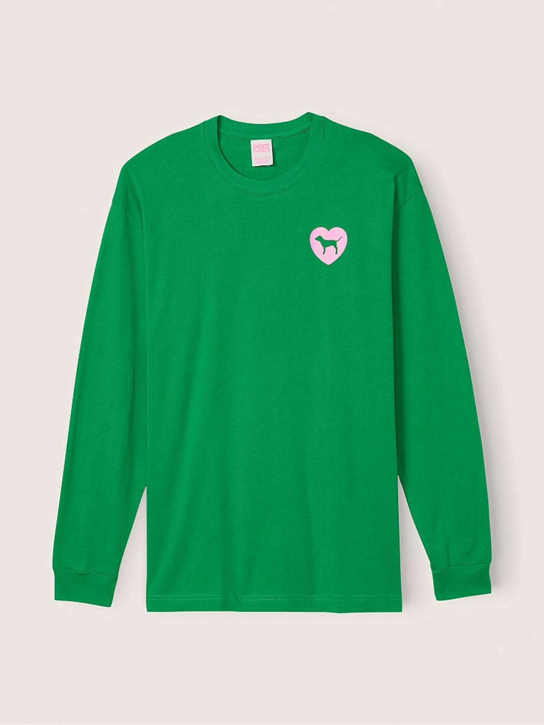 Happy Camper Green Long Sleeve T-Shirt - Image 4 of 5