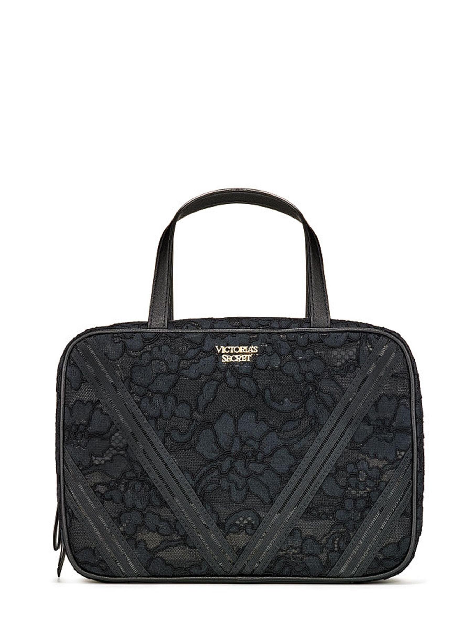 Black Floral Lace Jetsetter Travel Case - Image 1 of 1