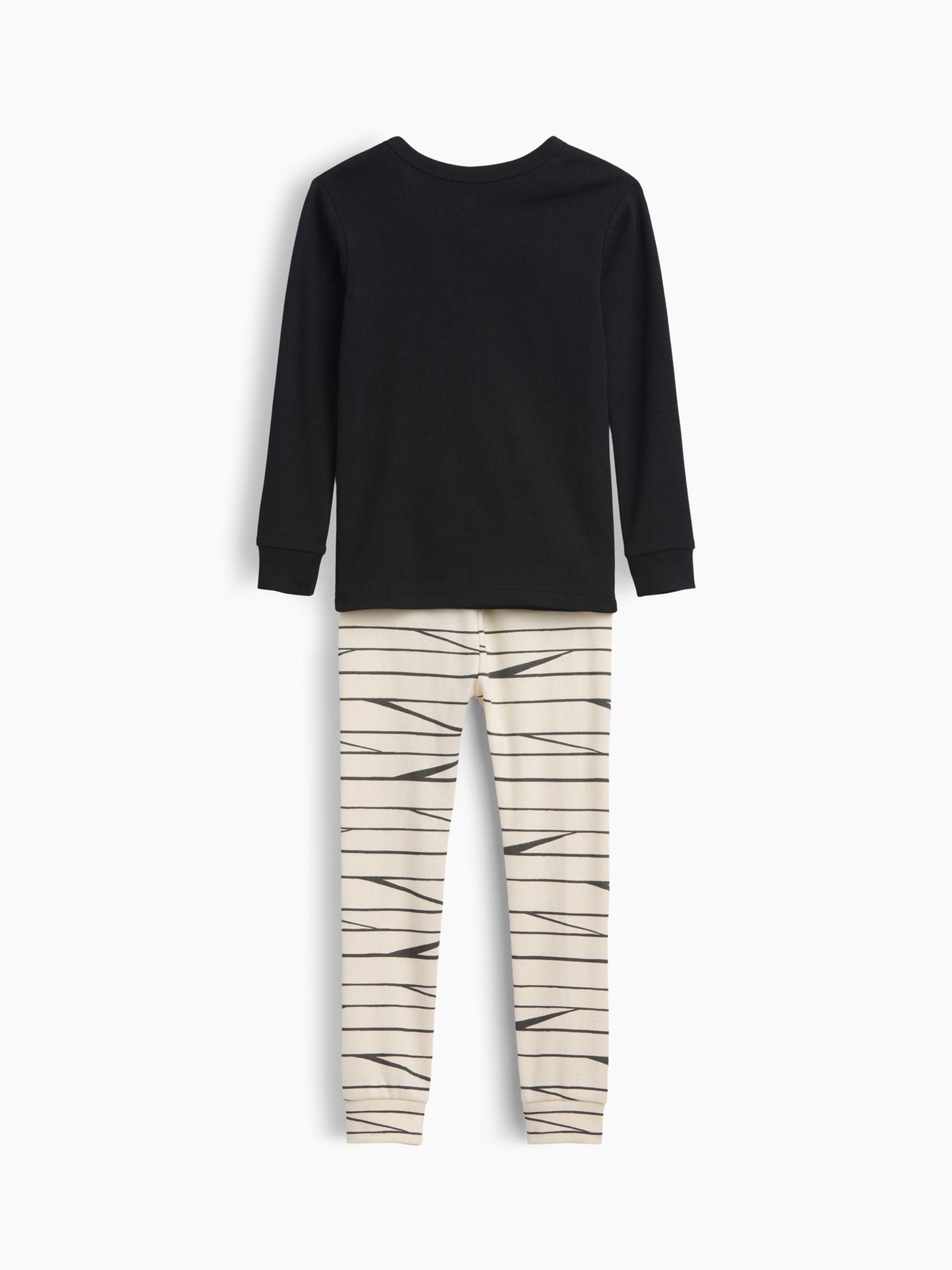 Black Disney Mickey Mouse Print Pyjamas Set - Image 2 of 3