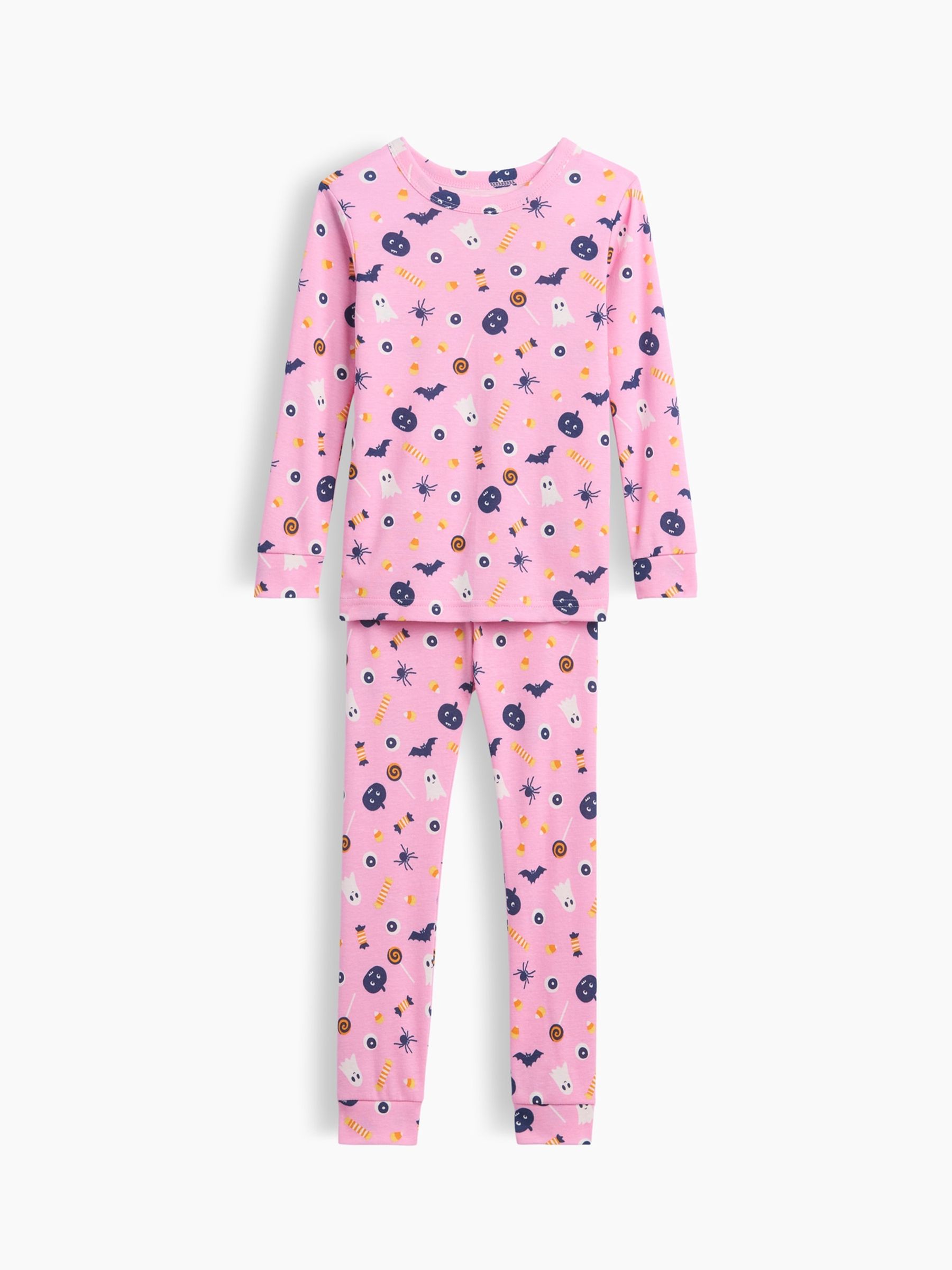 Pink Halloween Print Pyjama Set - Image 1 of 3 Pink Halloween Print Pyjama Set - Image 1 of 3