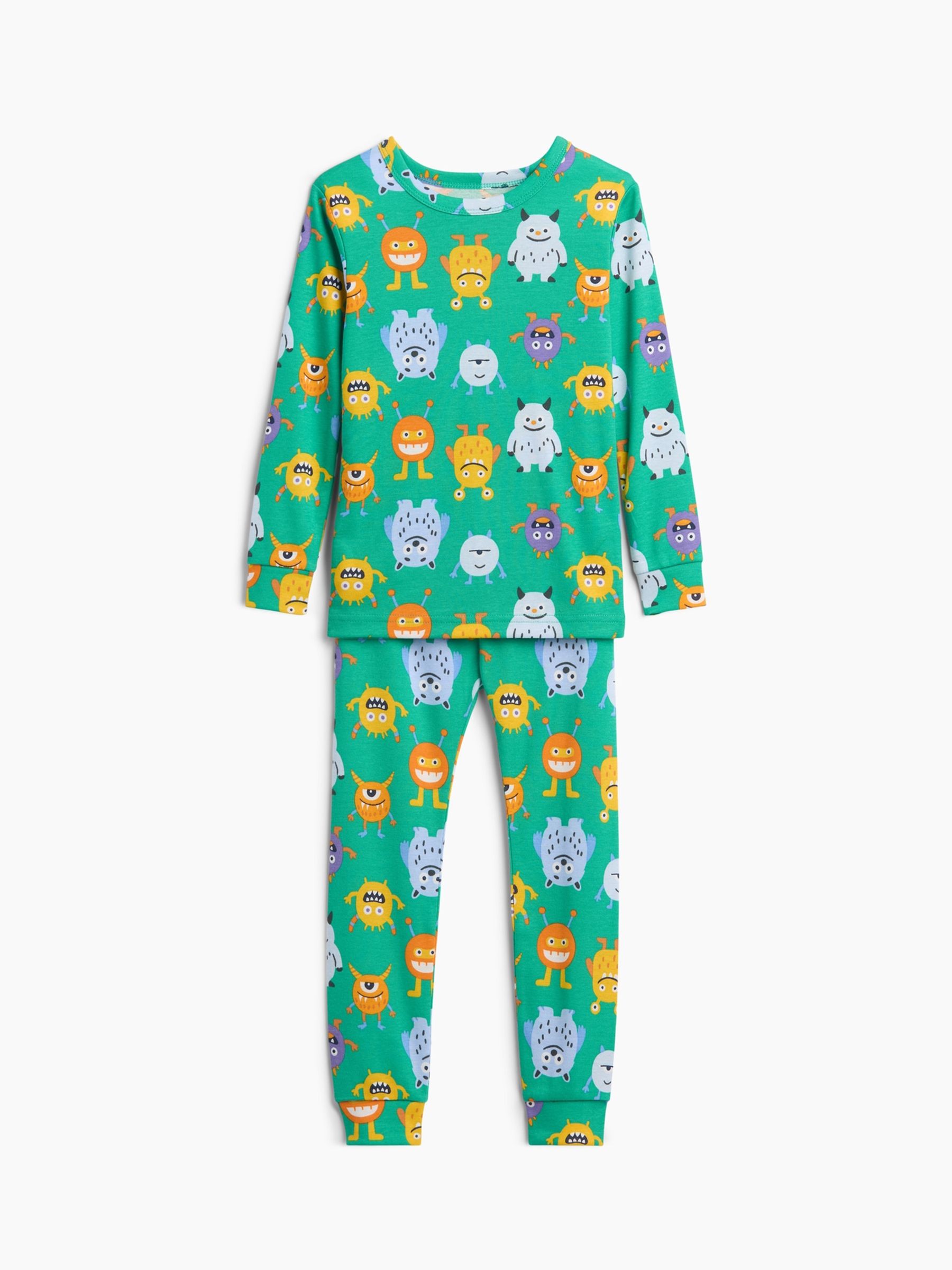 Green Halloween Print Pyjama Set - Image 1 of 3