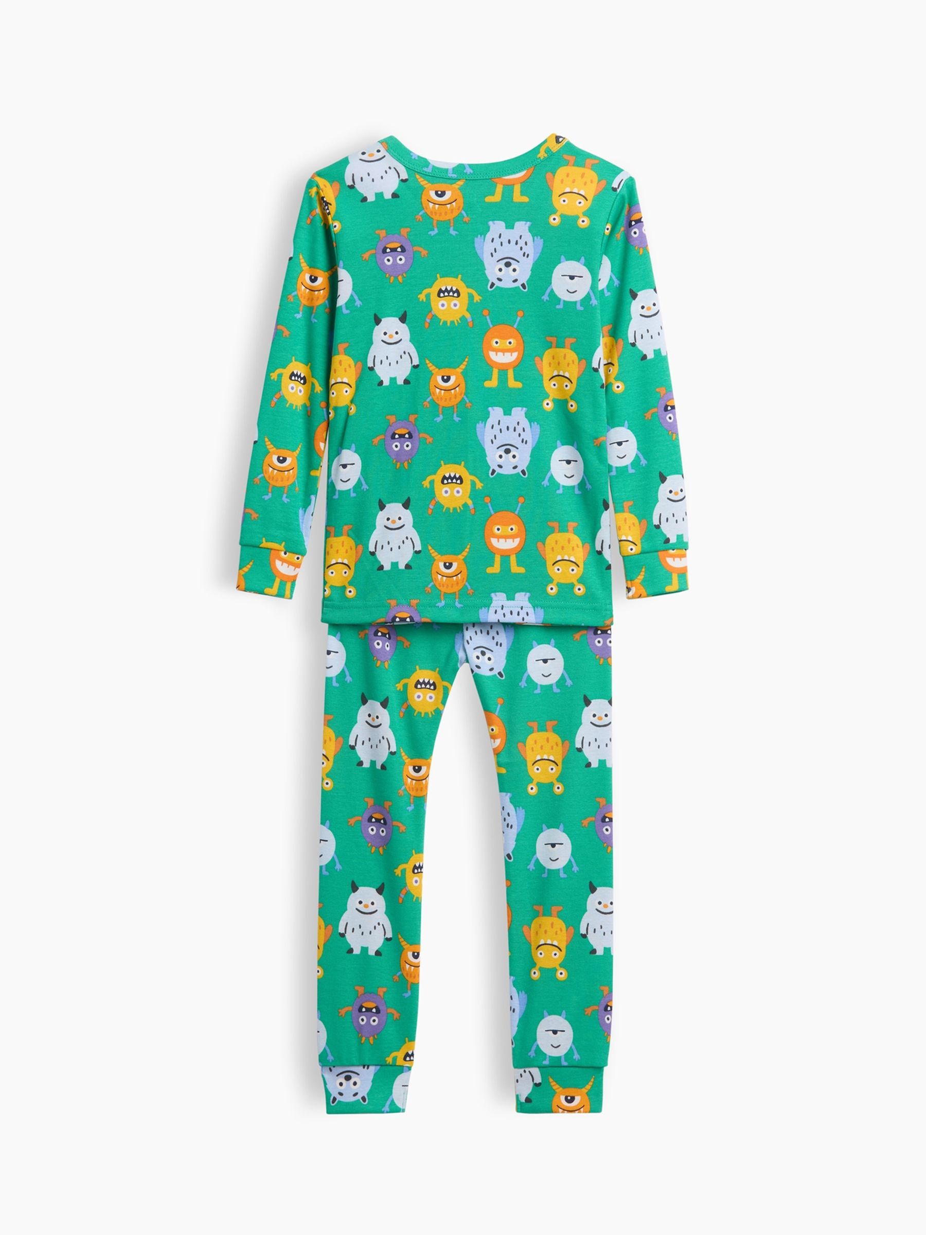 Green Halloween Print Pyjama Set - Image 2 of 3