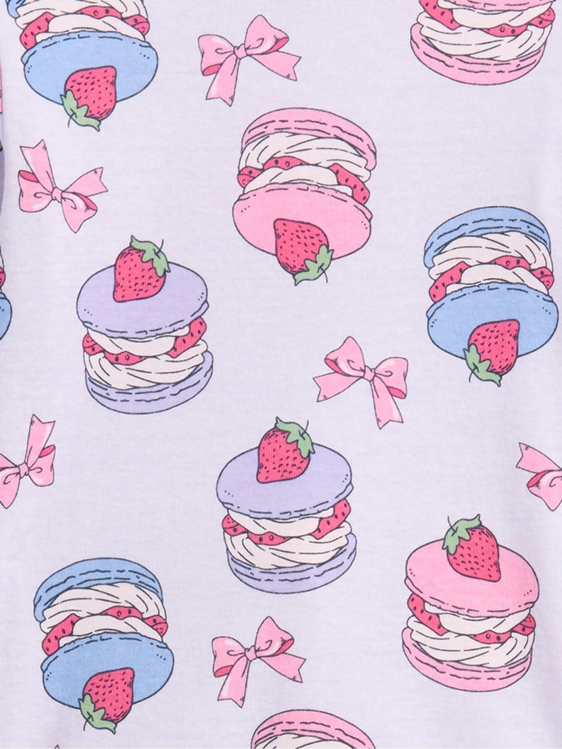 Purple Christmas Dog Print Pyjamas Set - Image 3 of 3