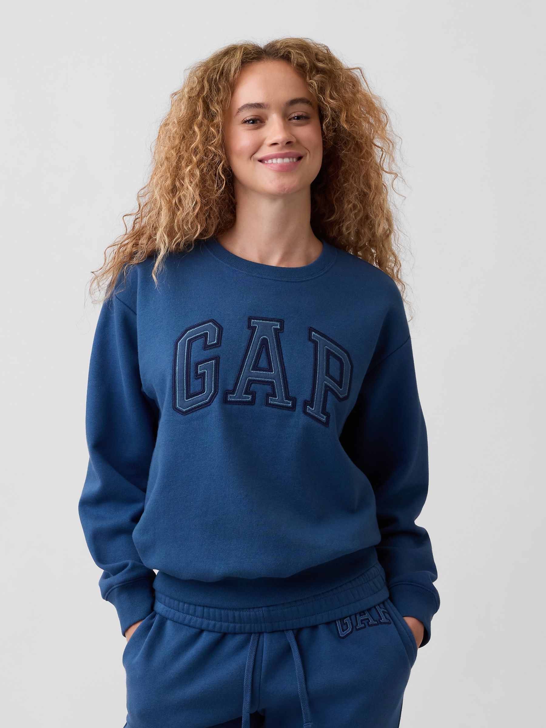 Navy Logo Sweatshirt - Image 1 of 5