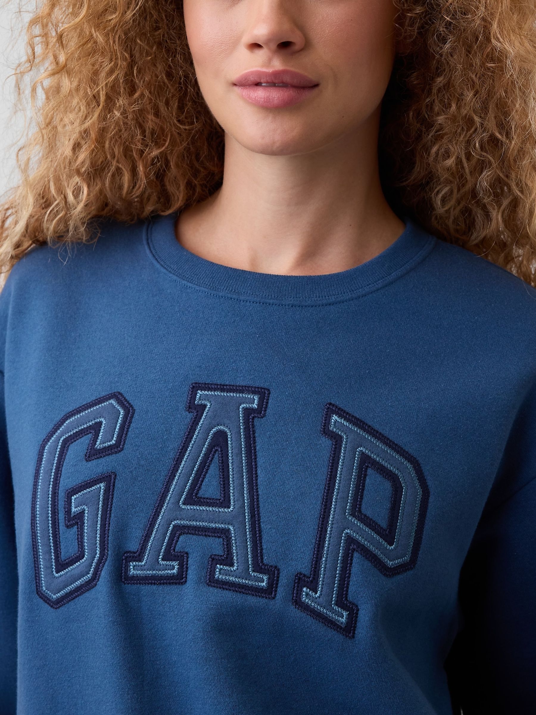 Navy Logo Sweatshirt - Image 4 of 5