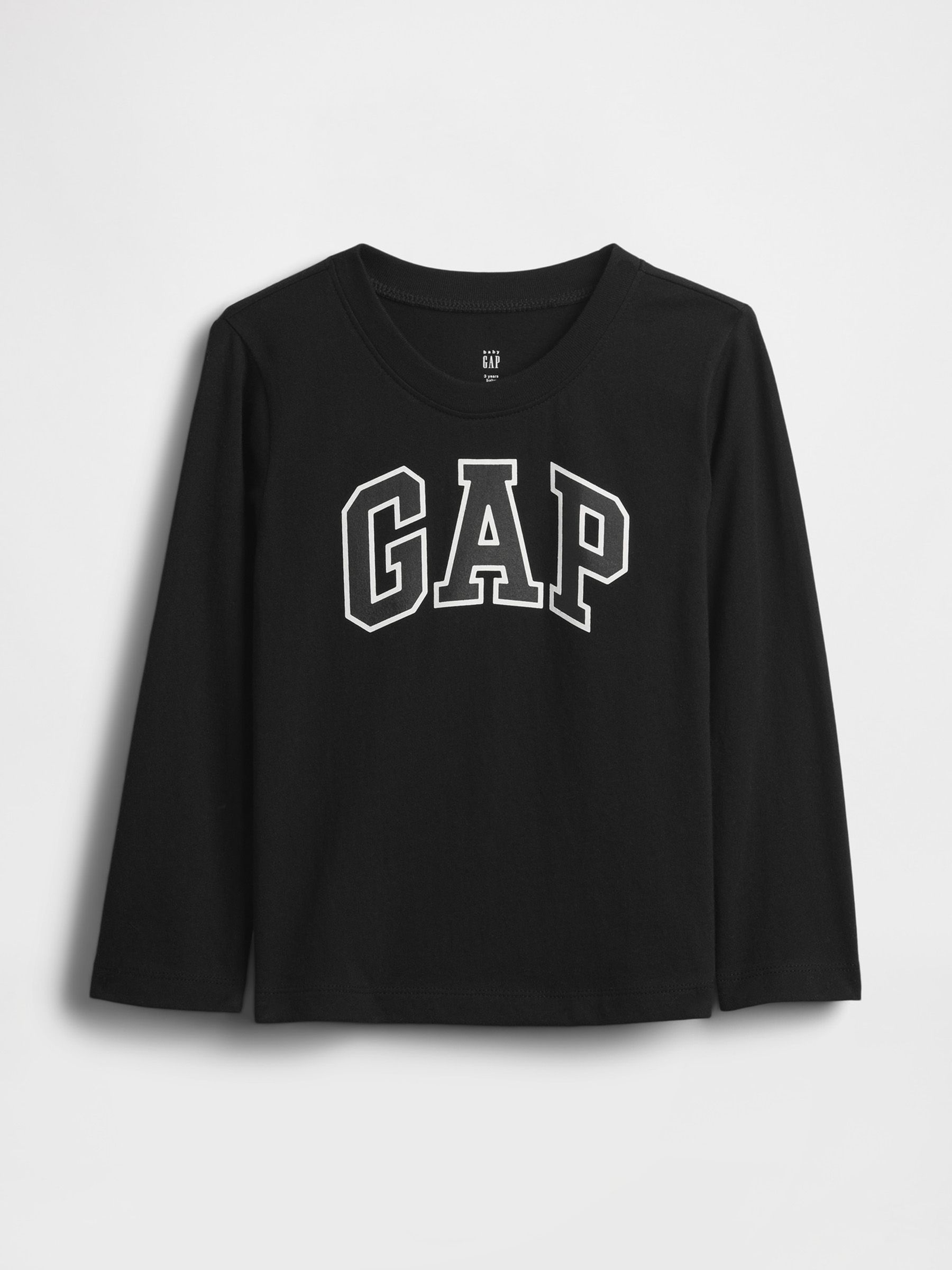 Black Logo Long Sleeve T-Shirt - Image 1 of 3