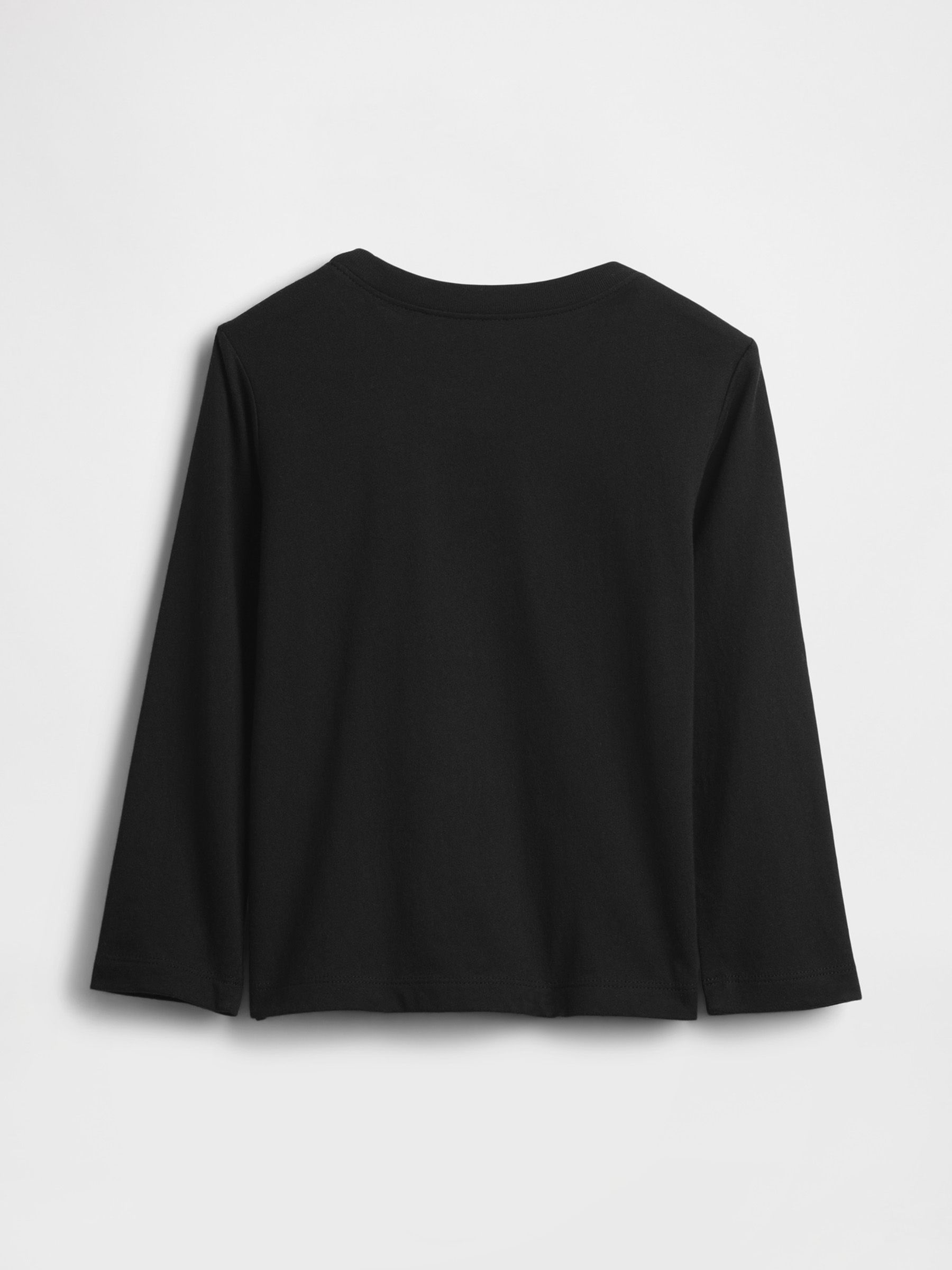 Black Logo Long Sleeve T-Shirt - Image 2 of 3