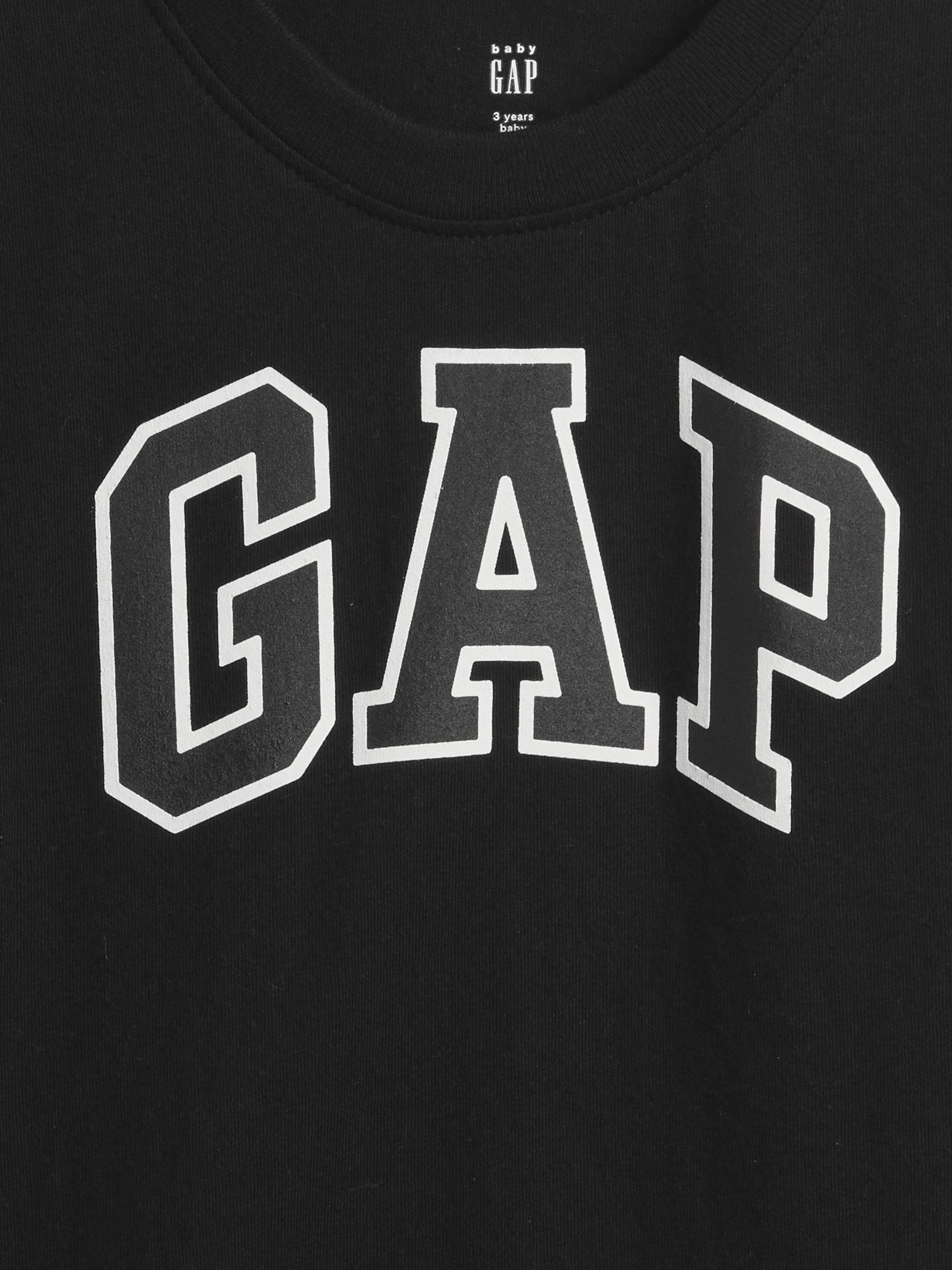 Black Logo Long Sleeve T-Shirt - Image 3 of 3