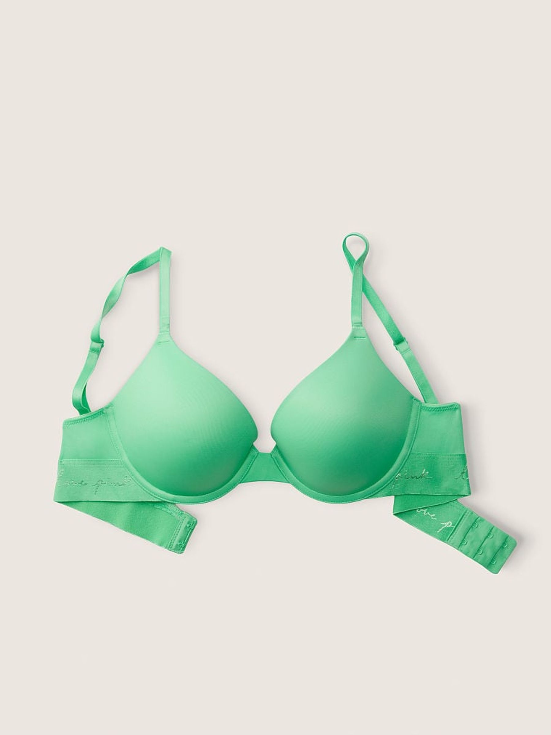 Peppermint Daisy Green Smooth Push Up Bra - Image 4 of 5