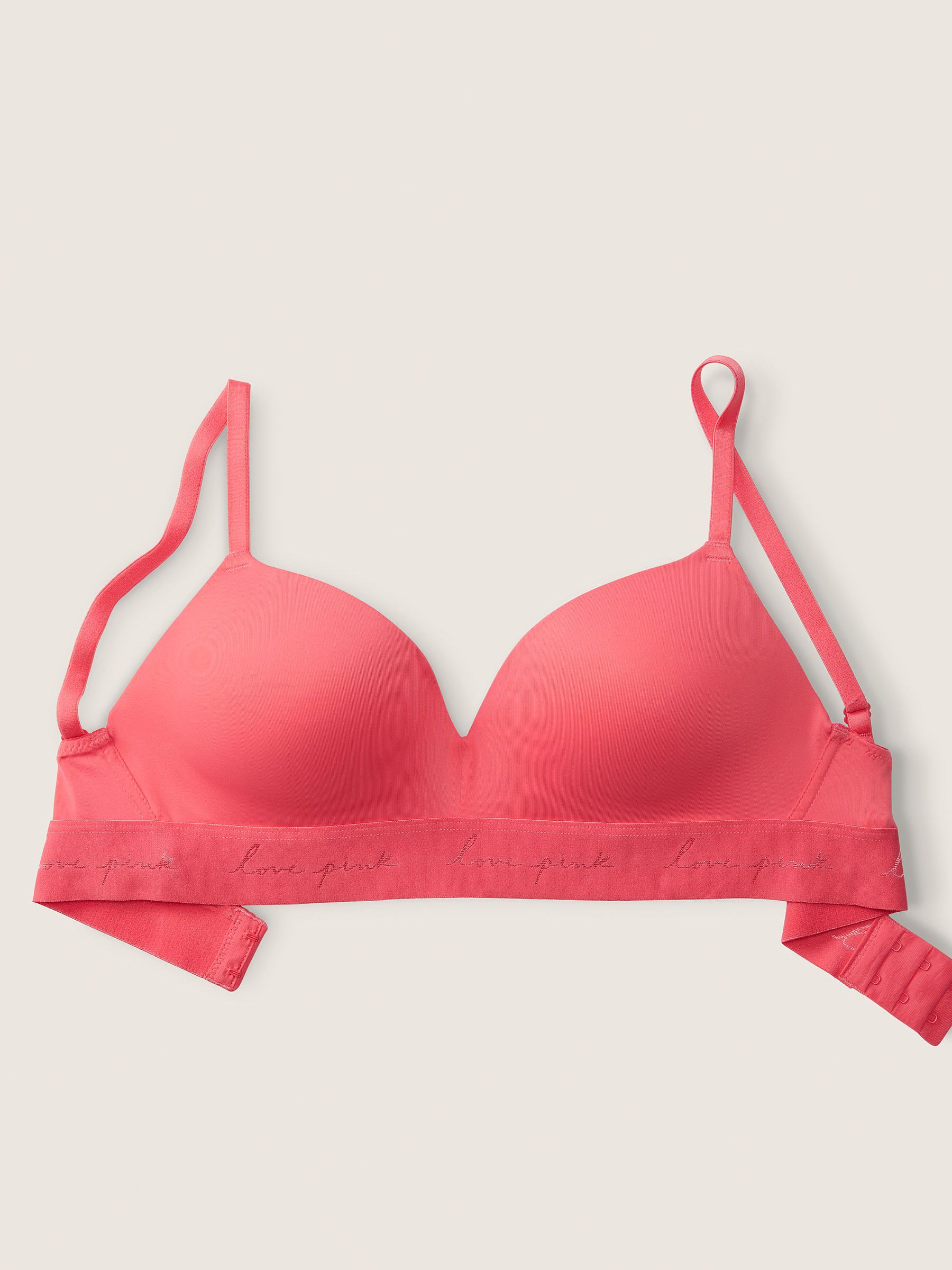 Sunkissed Pink Non Wired Push Up Smooth T-Shirt Bra - Image 4 of 5