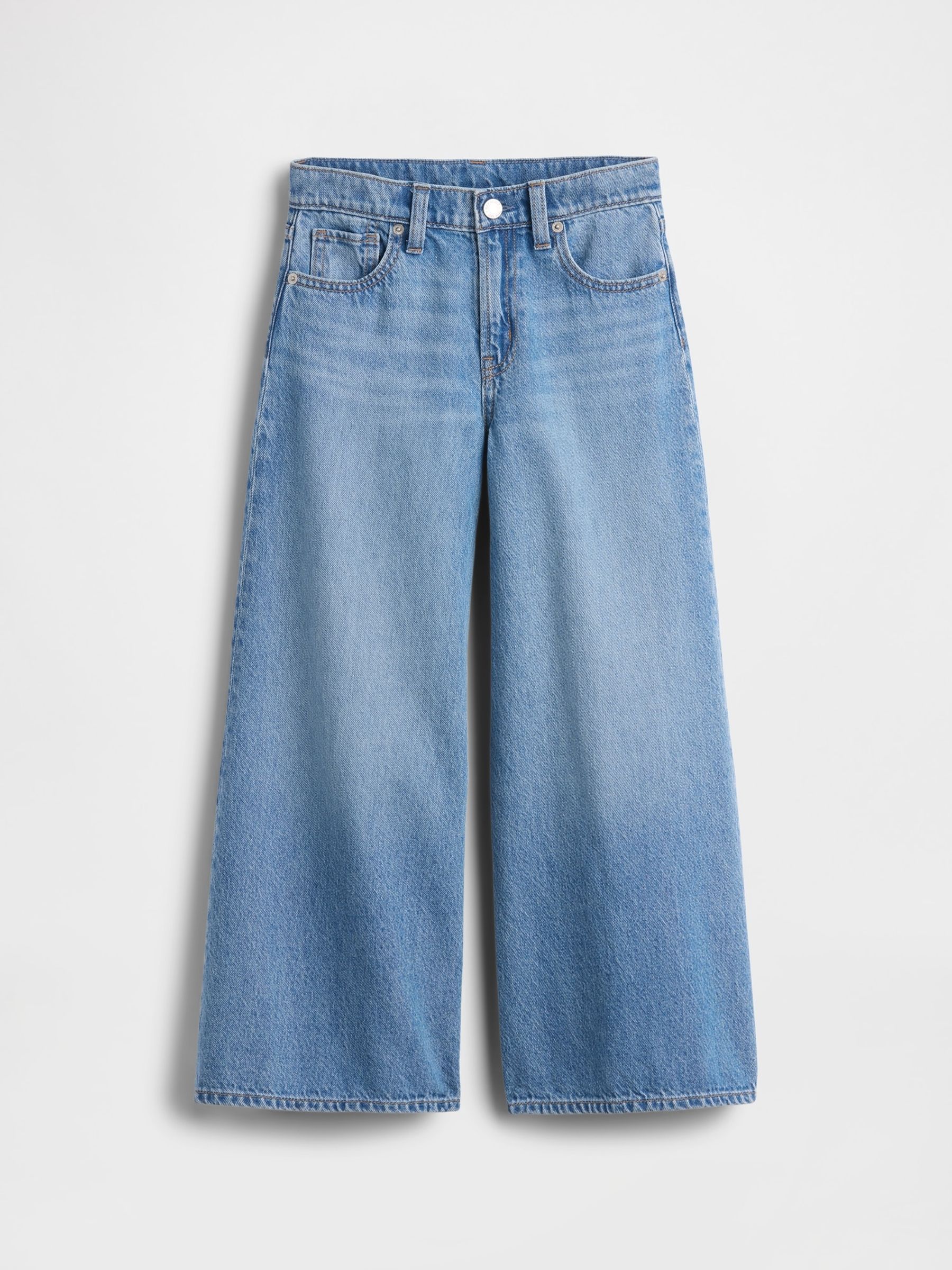 Mid Wash Low Rise Embroidered I Heart NY Baggy Jeans - Image 4 of 5