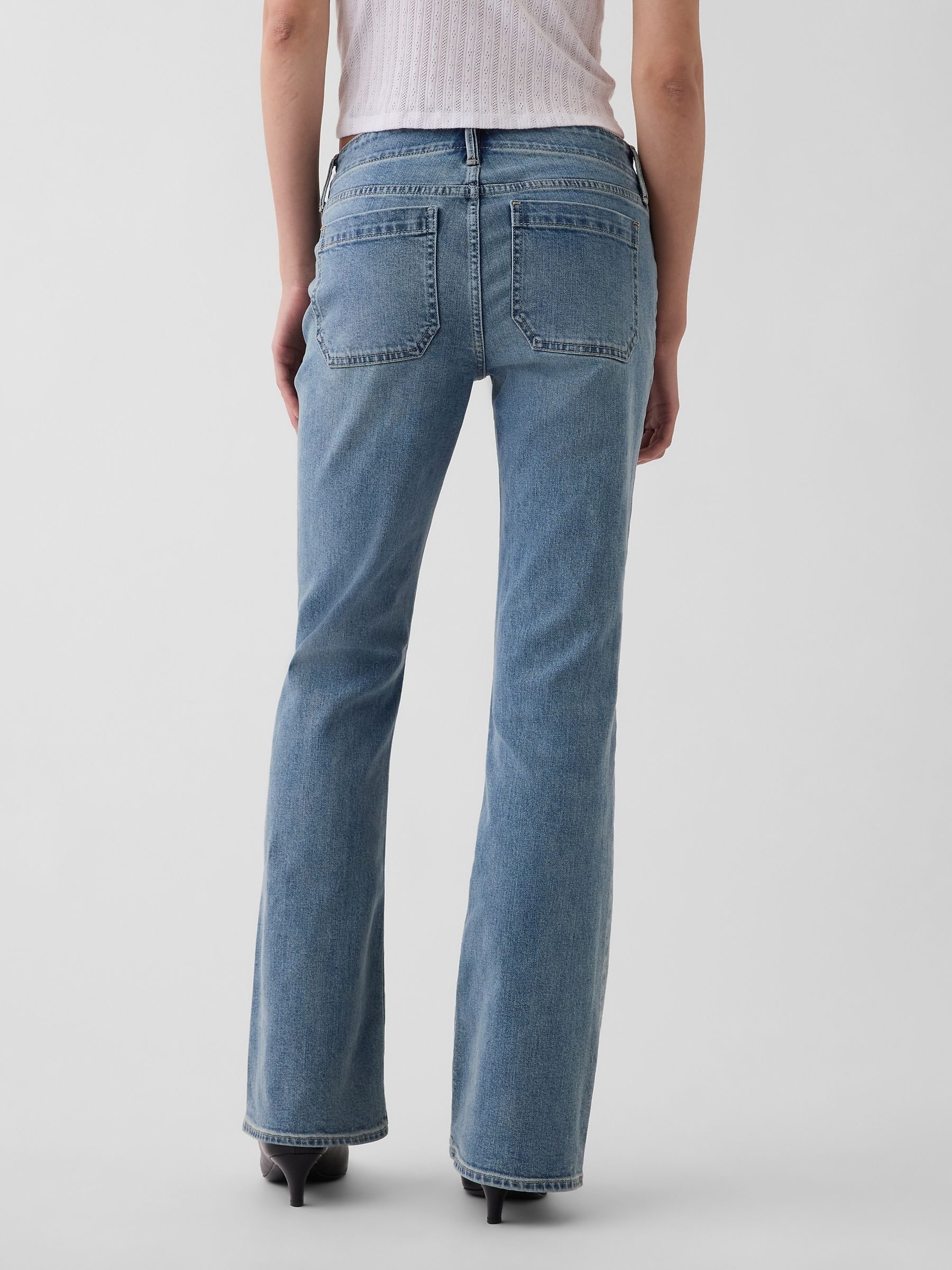 Light Wash Low Rise Long and Lean Jeans - Image 2 of 5 Light Wash Low Rise Long and Lean Jeans - Image 2 of 5