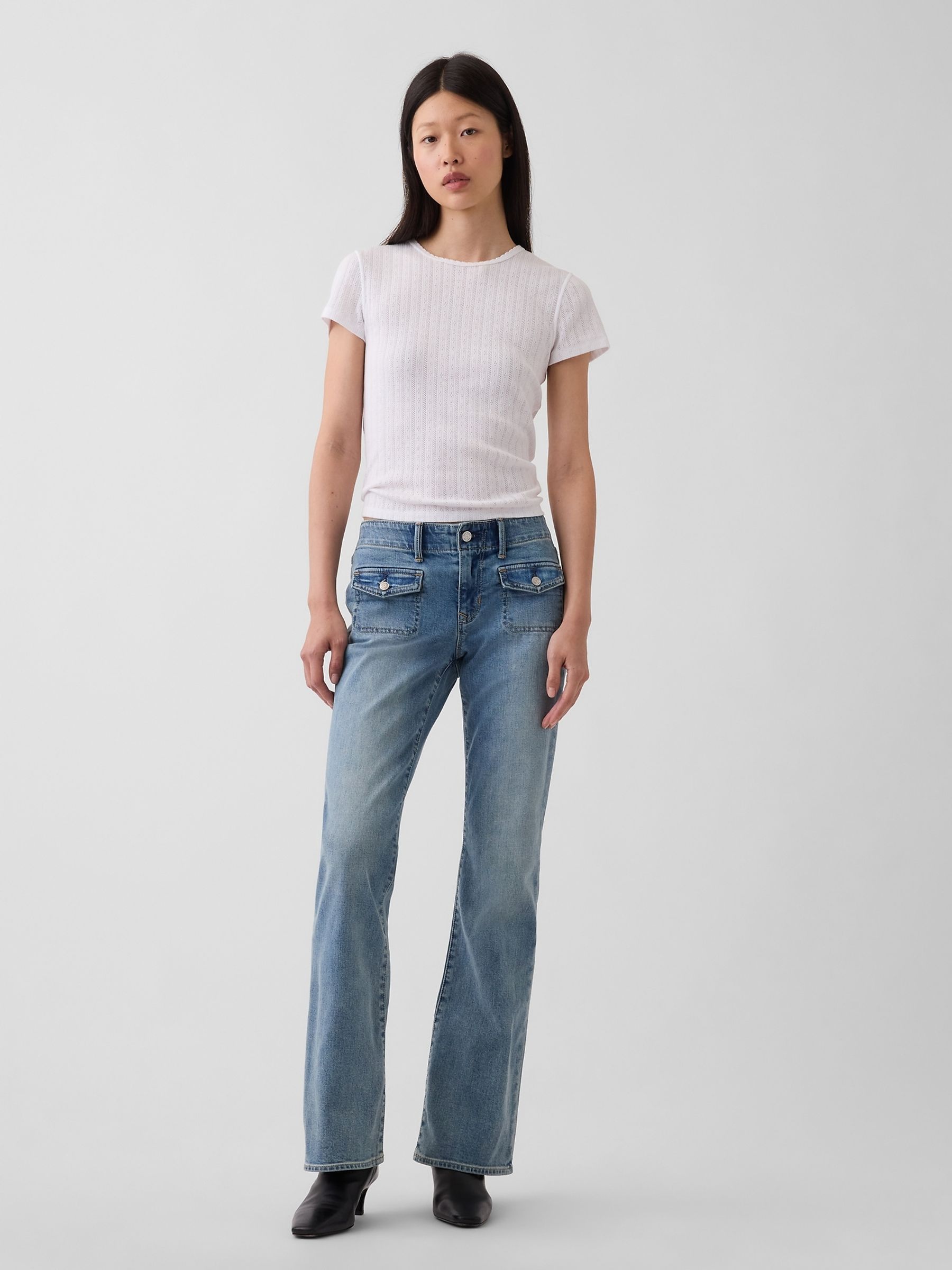 Light Wash Low Rise Long and Lean Jeans - Image 4 of 5