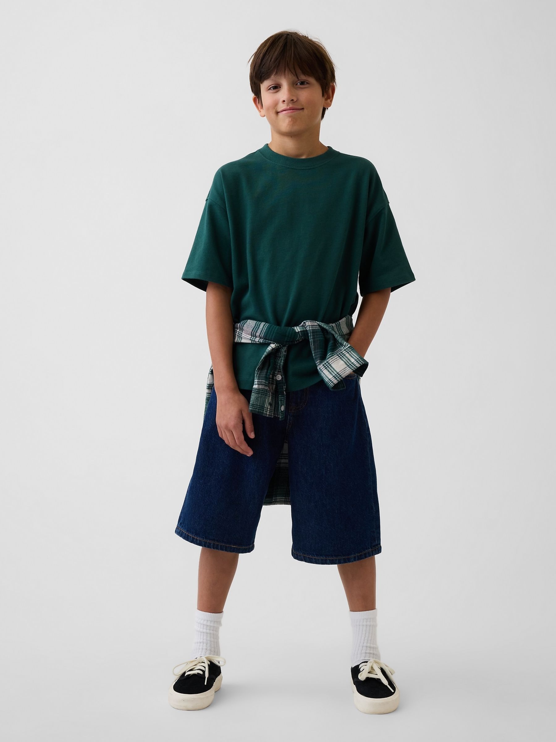 Green Heavyweight Oversized T-Shirt - Image 3 of 5