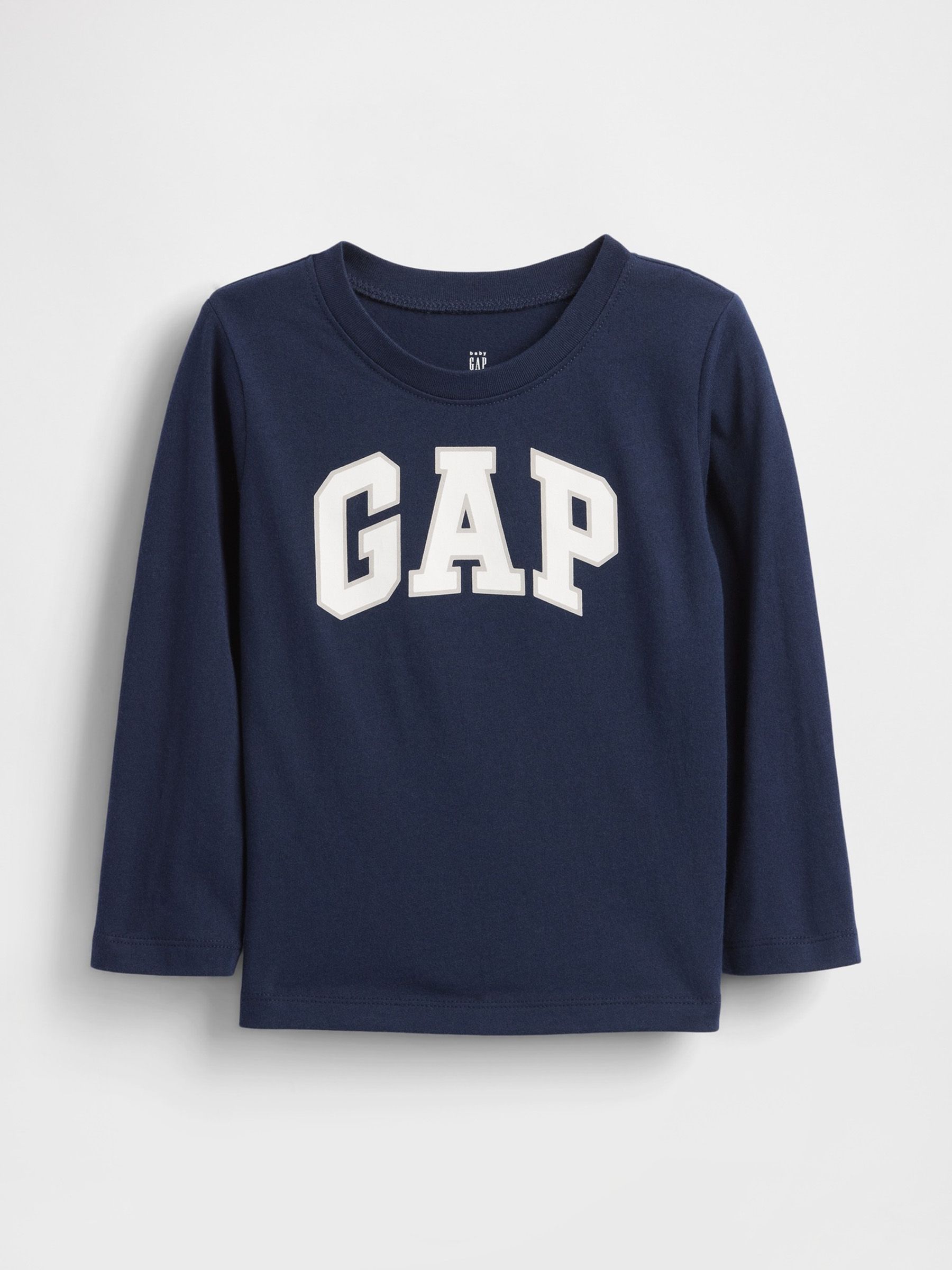 Navy Logo Long Sleeve T-Shirt - Image 1 of 3 Navy Logo Long Sleeve T-Shirt - Image 1 of 3