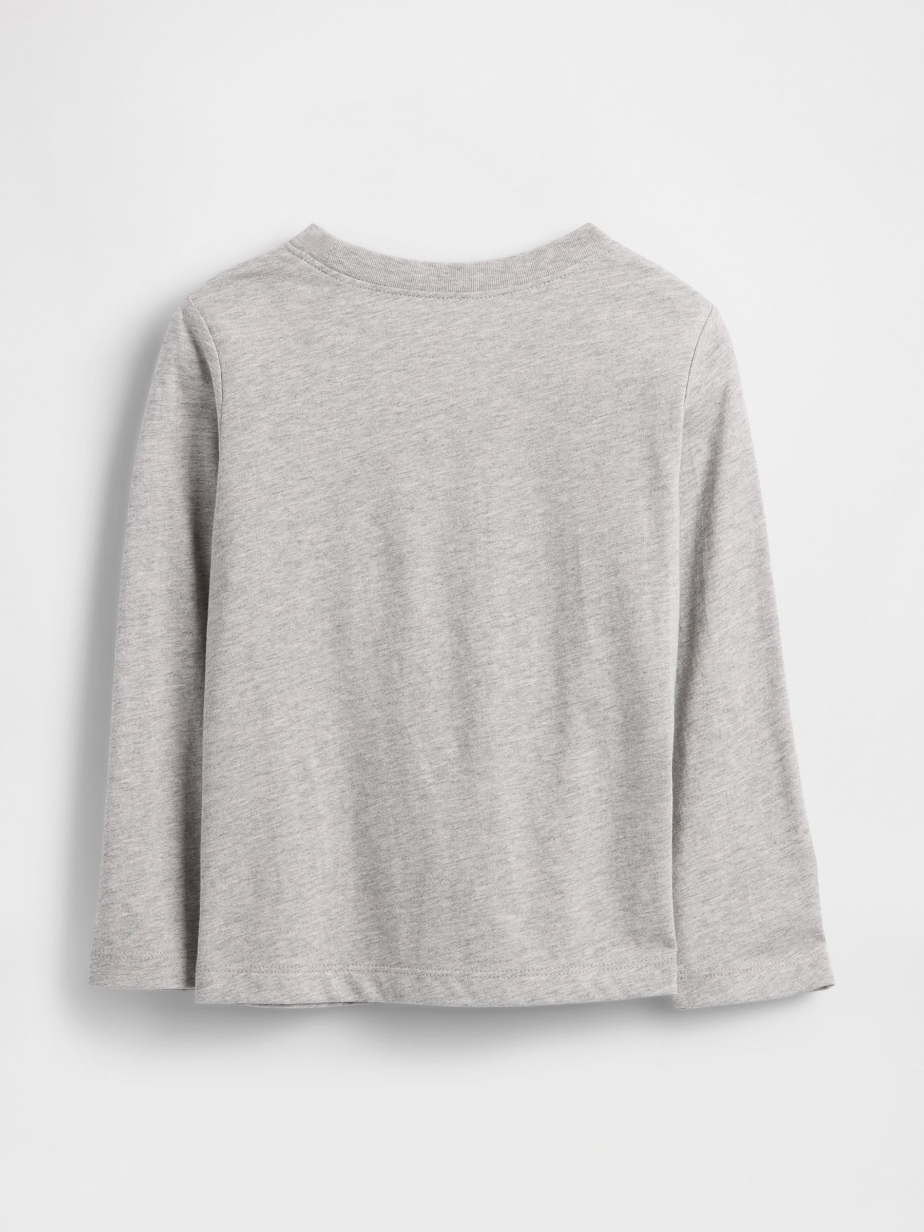 Grey Logo Long Sleeve T-Shirt - Image 2 of 3