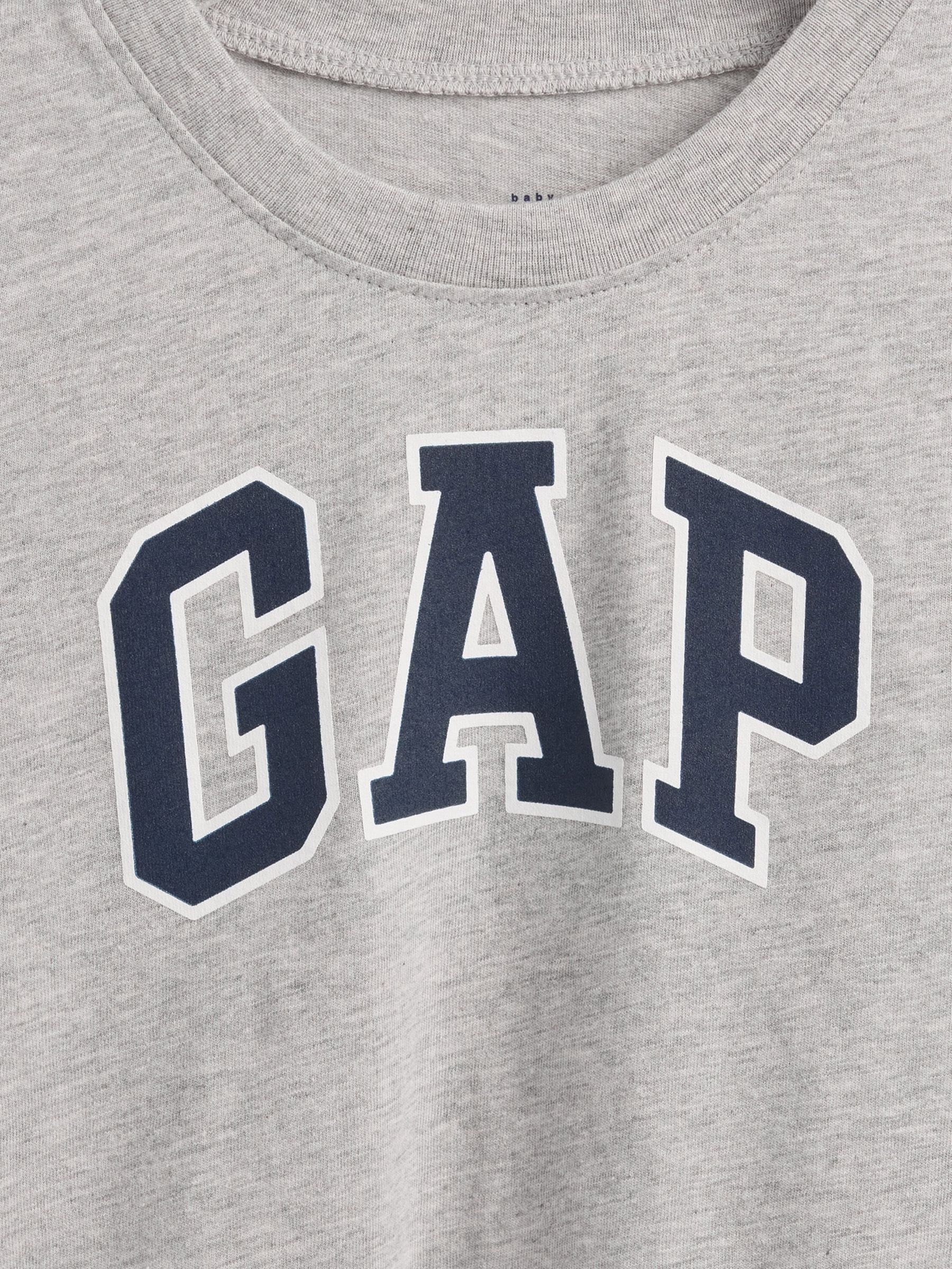 Grey Logo Long Sleeve T-Shirt - Image 3 of 3