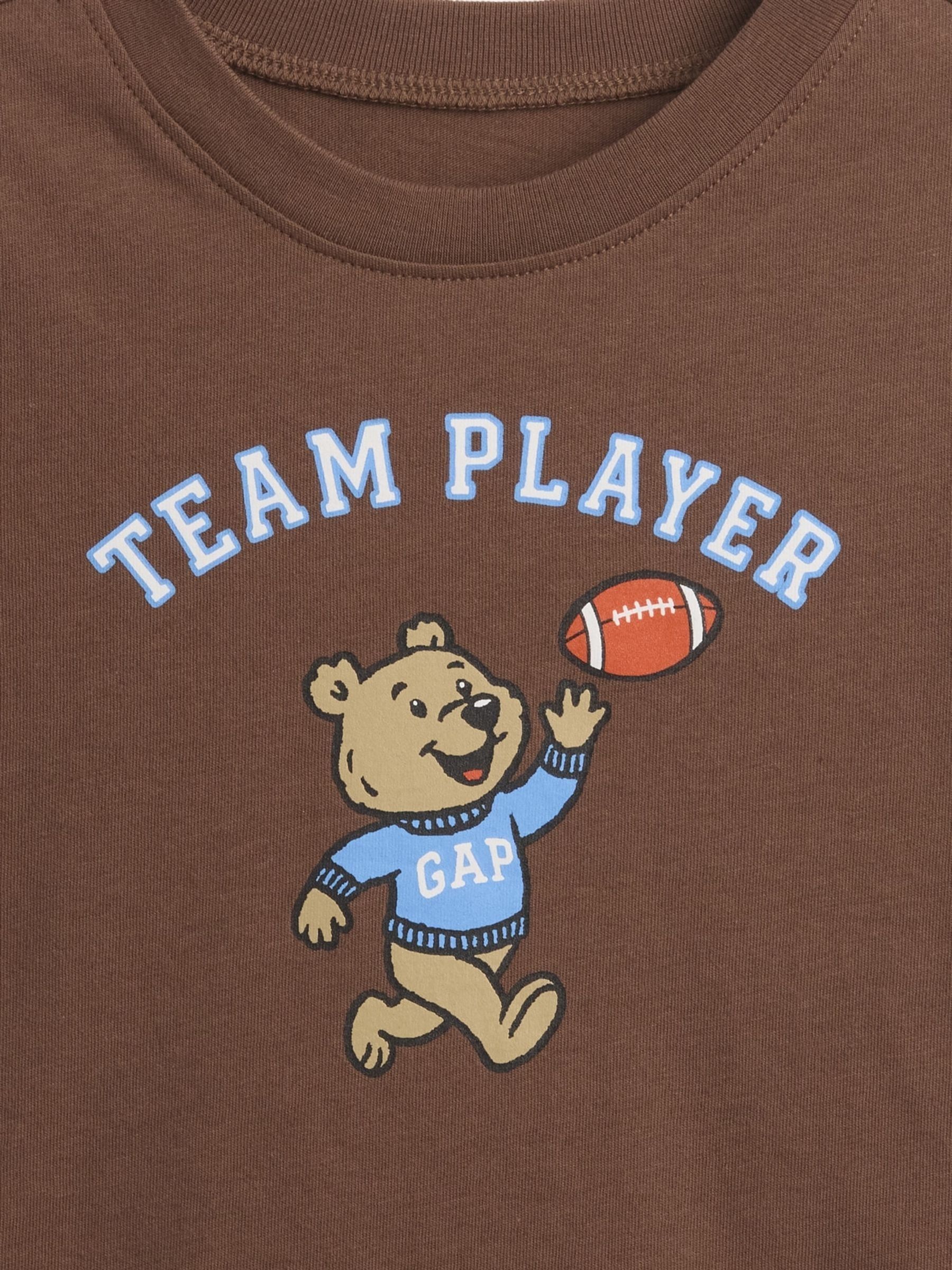 Brown Brannan Bear Graphic Short Sleeve T-Shirt - Image 3 of 3