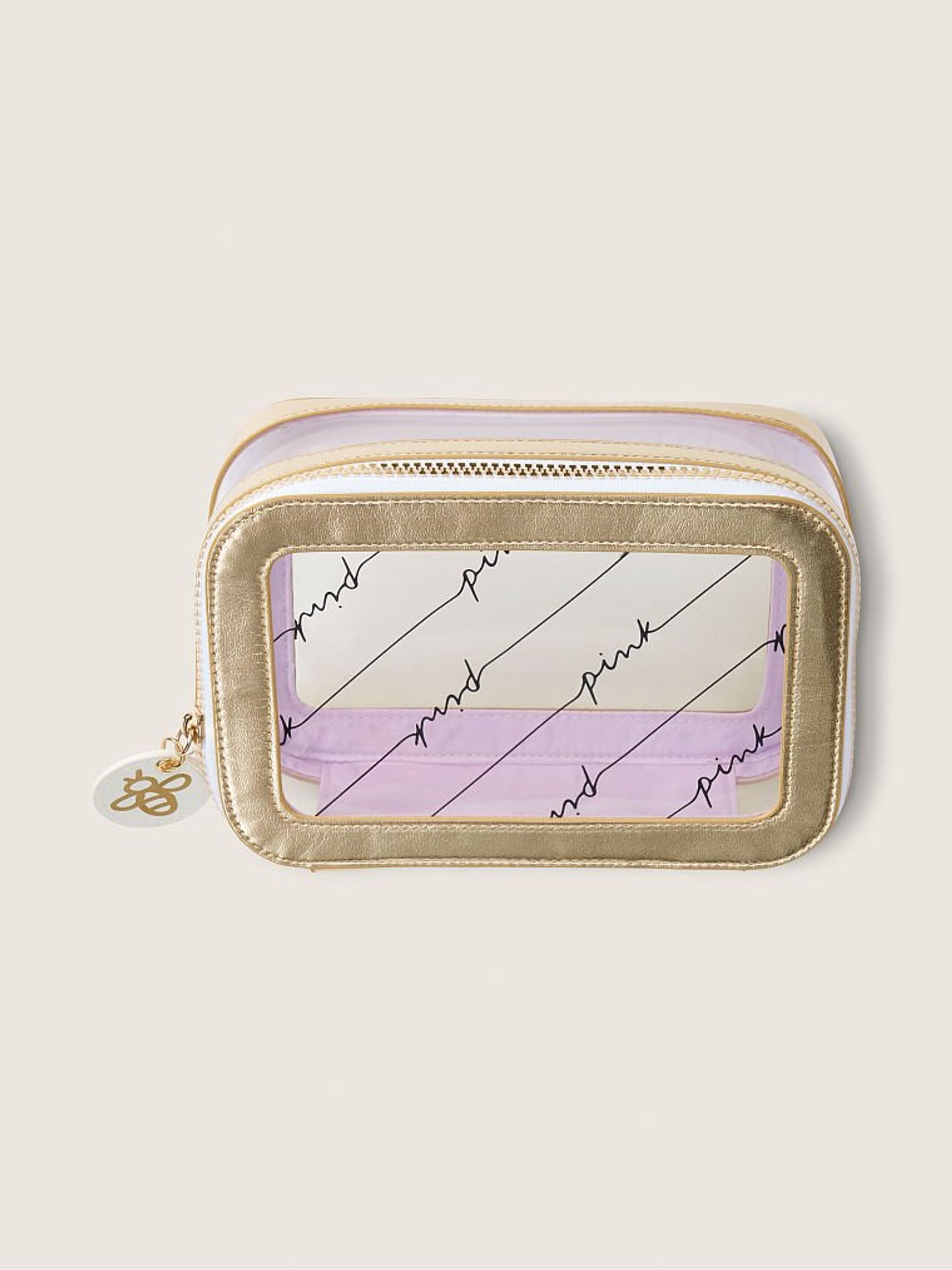 Gold Honey Glow Beauty Bag - Image 1 of 1